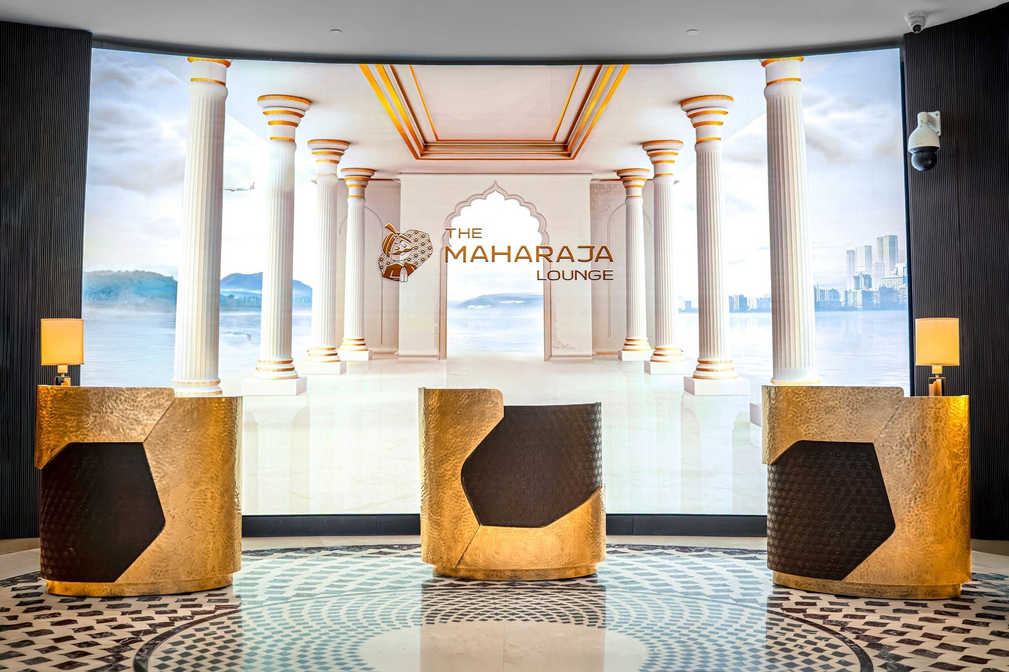 Lobby of the Air India Maharaja Lounge