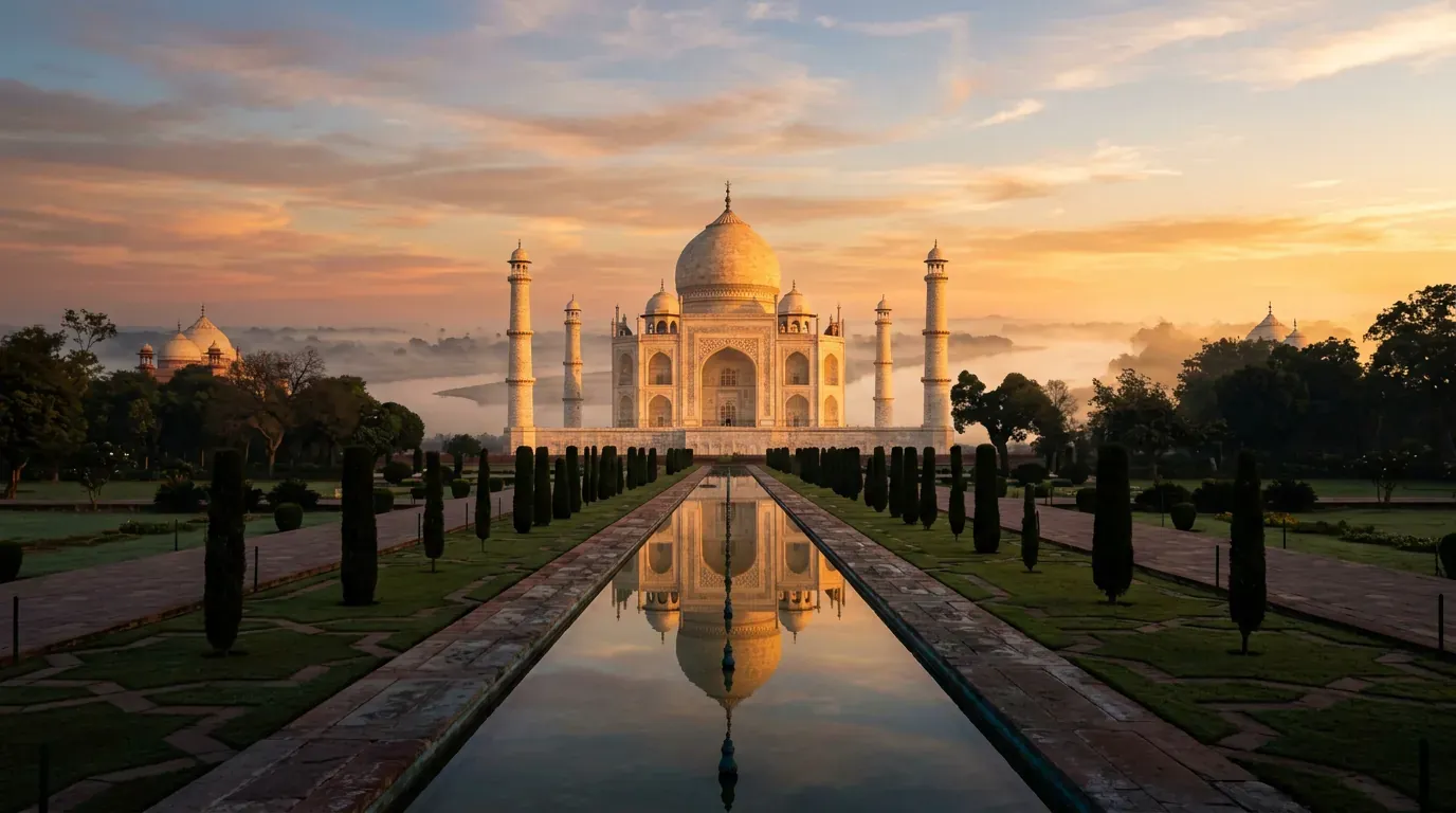 Scenic view of Agra, IN