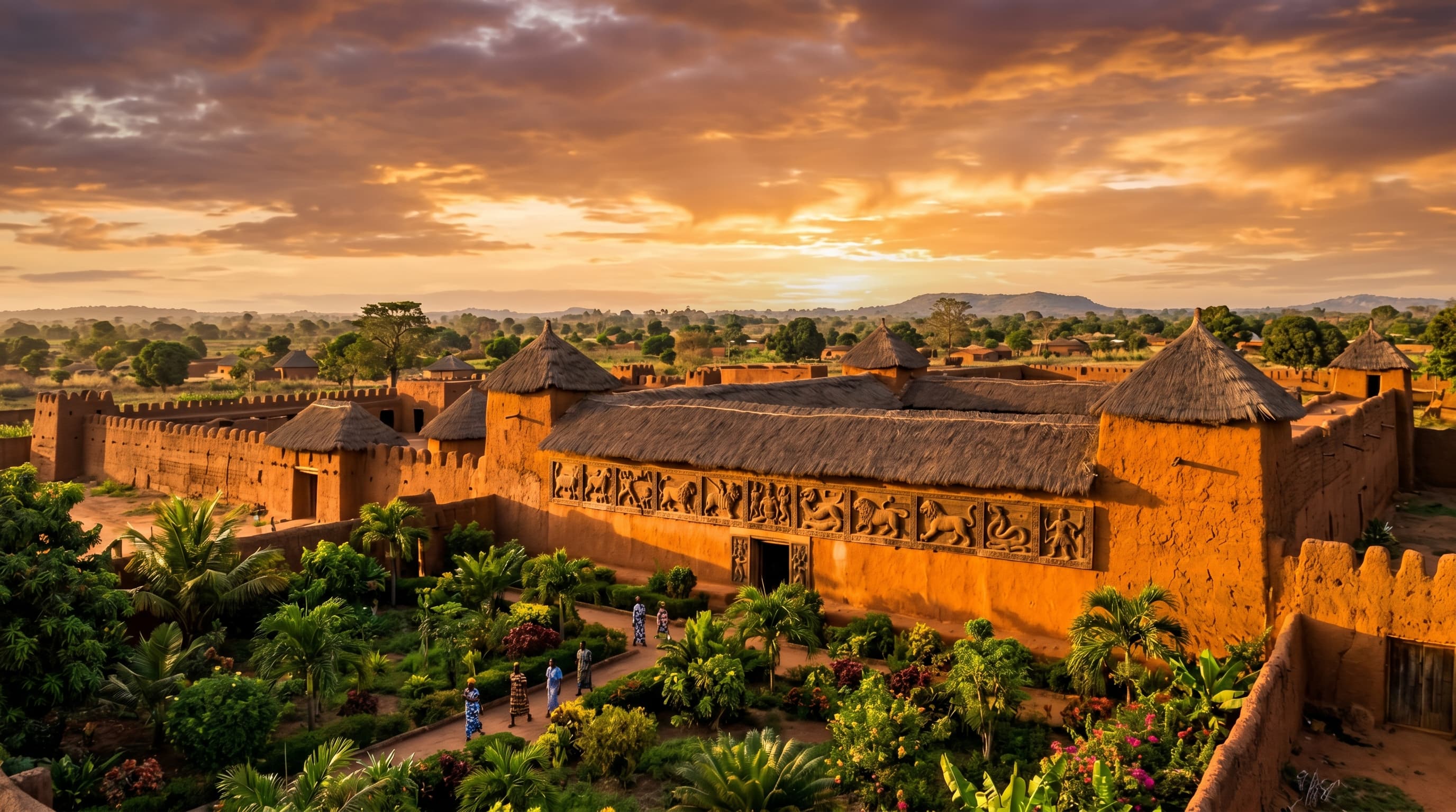 Scenic view of Benin, BJ