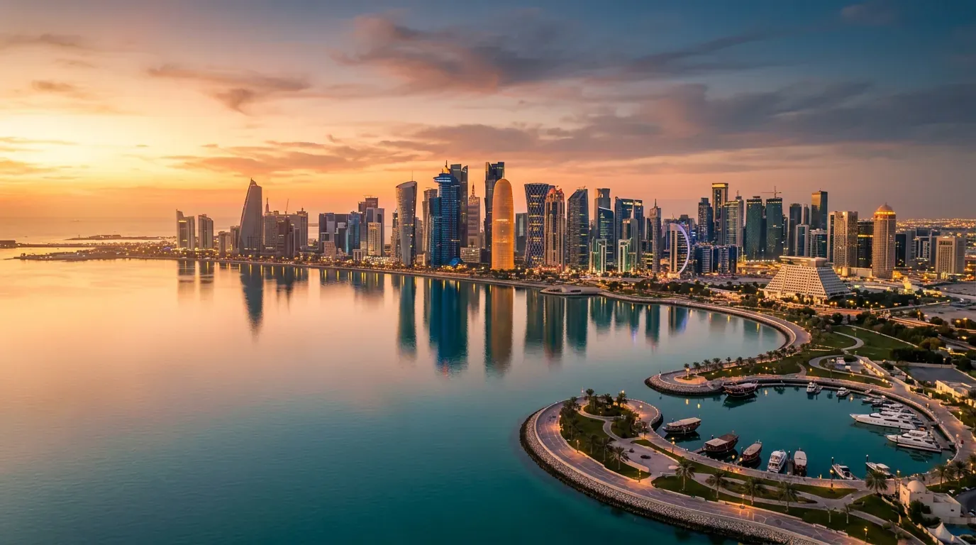 Scenic view of Doha, QA