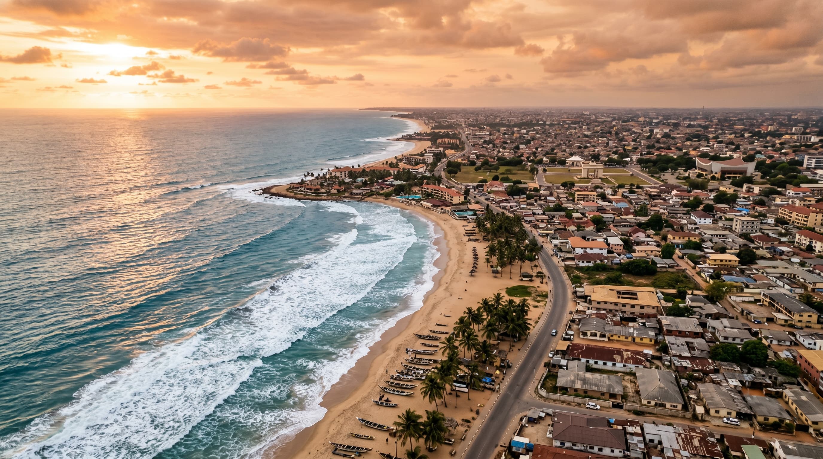 Scenic view of Ghana, GH