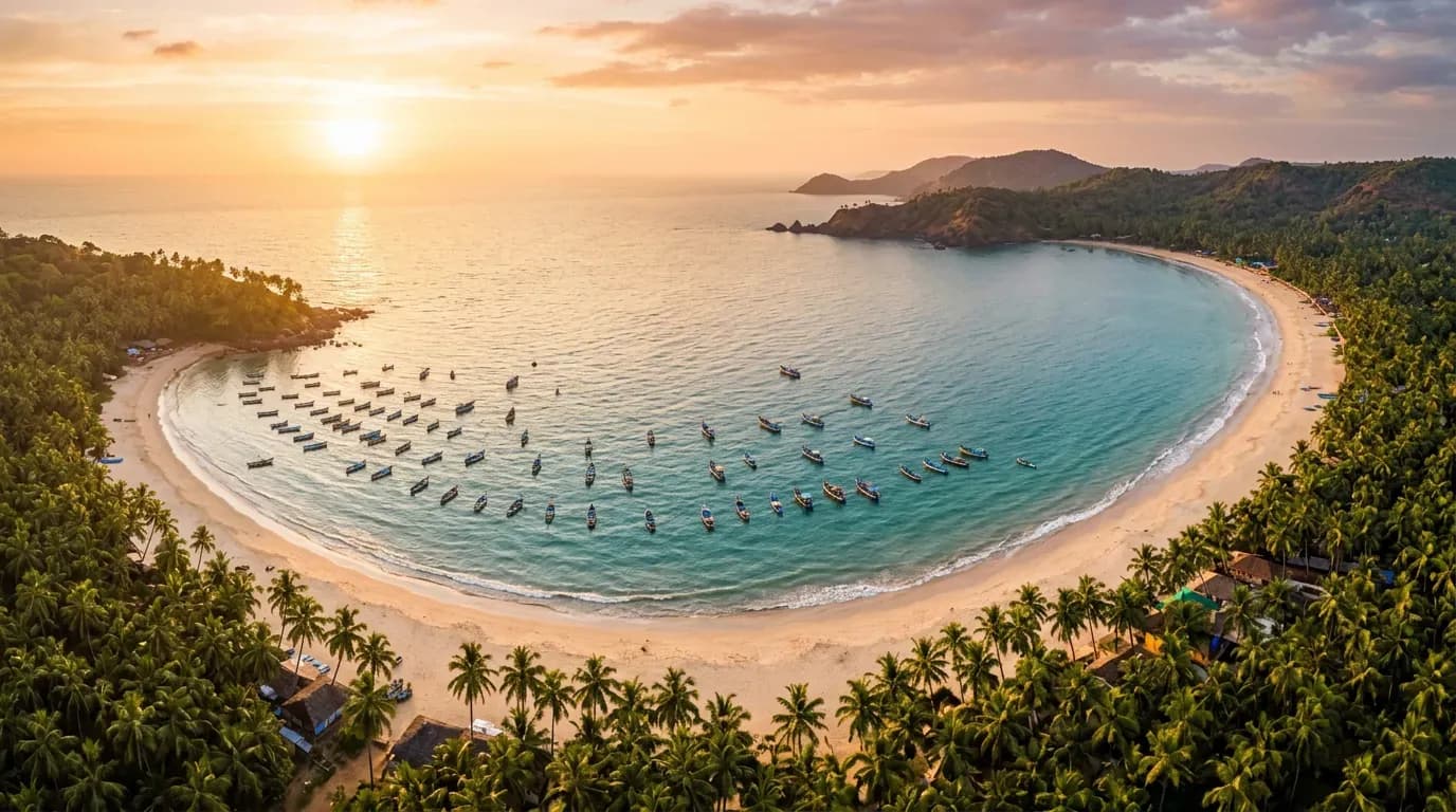 Scenic view of Goa, IN