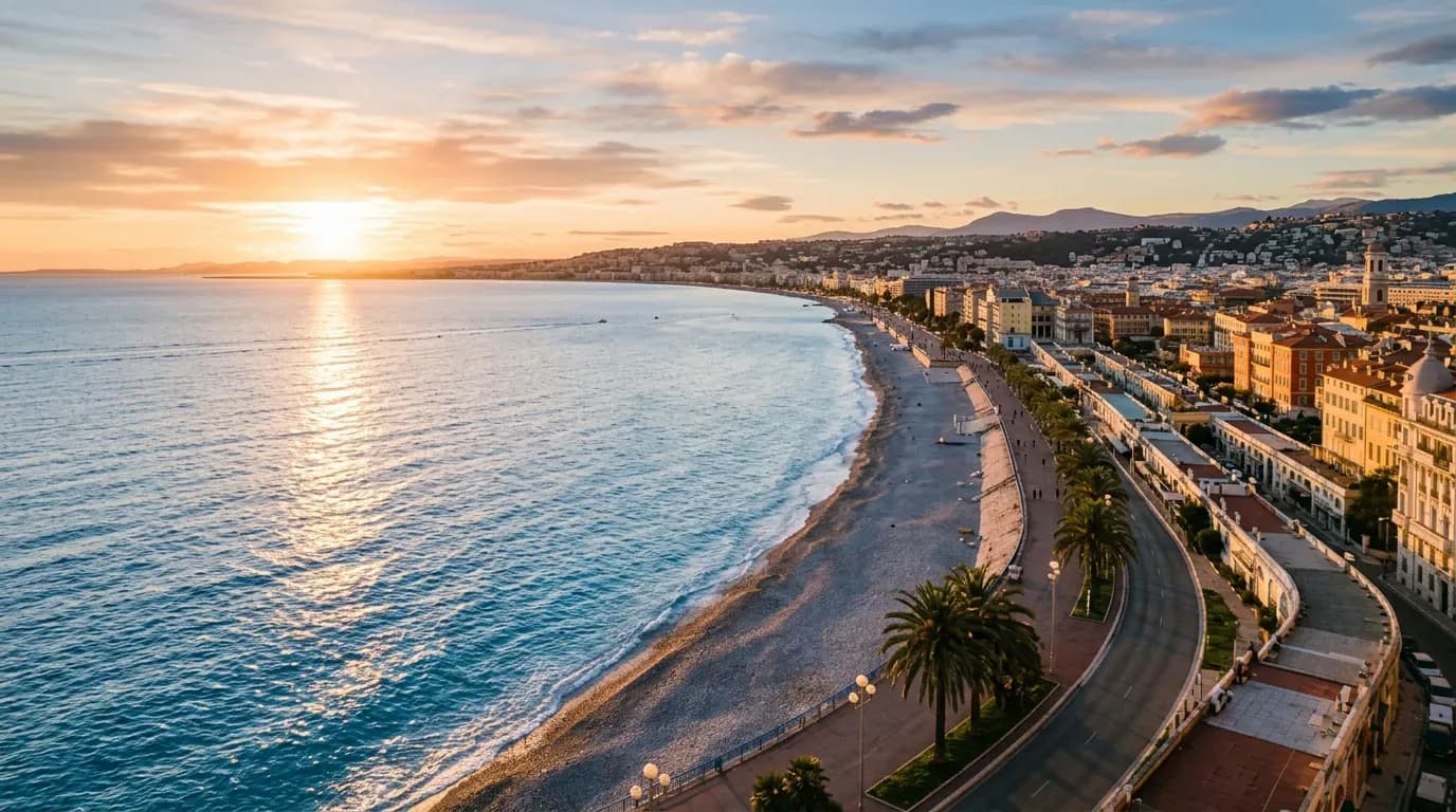 Scenic view of Nice, FR