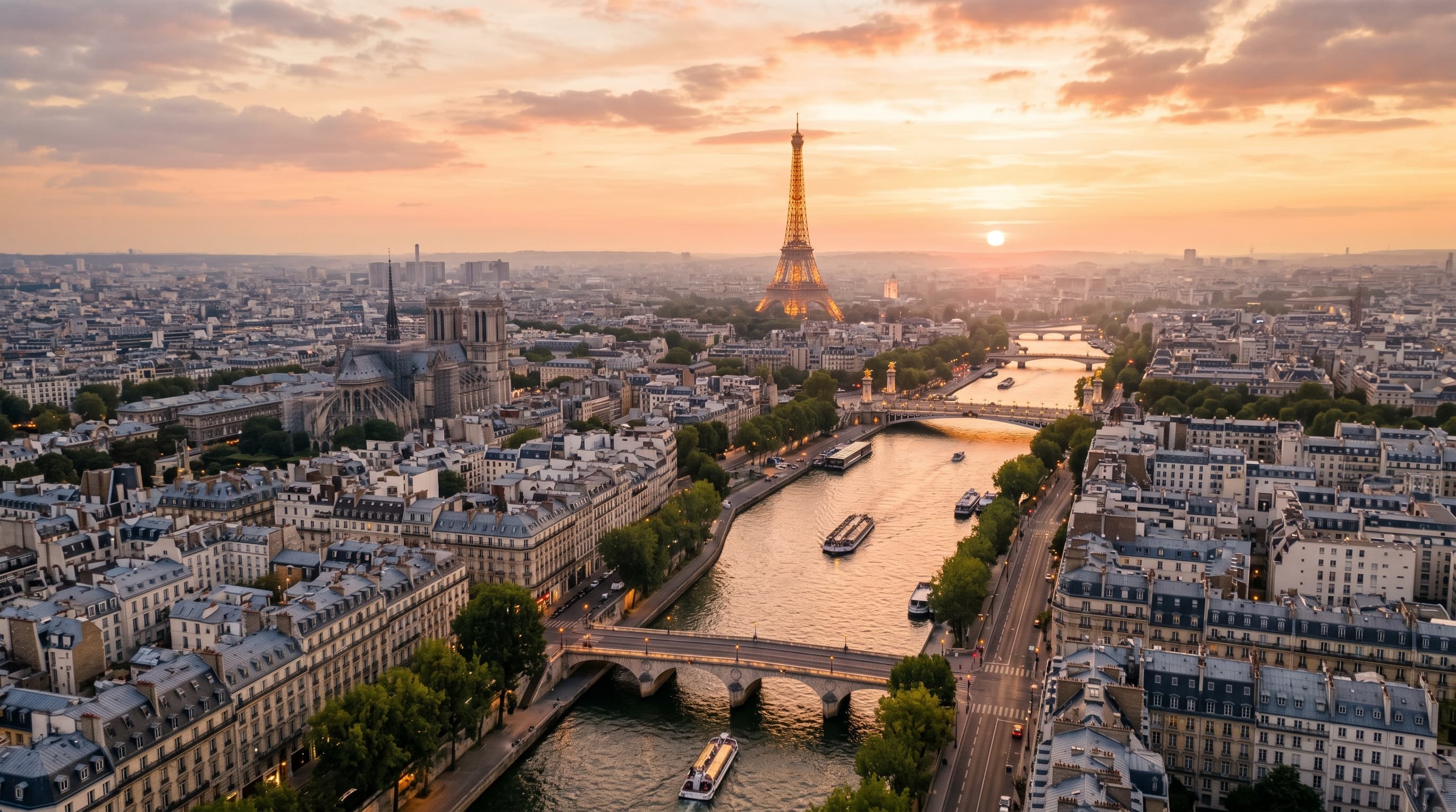 Scenic view of Paris, FR
