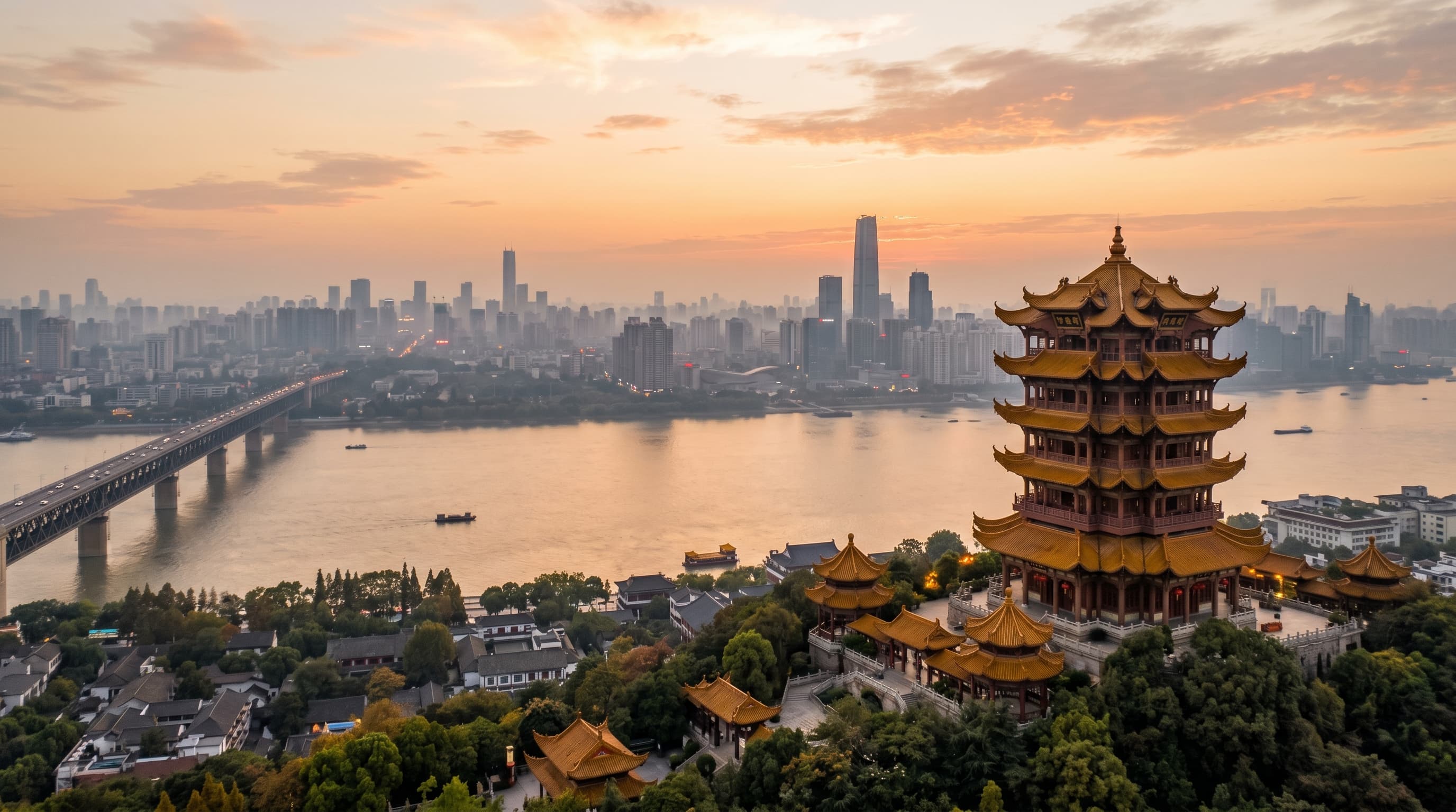 Scenic view of Wuhan, CN