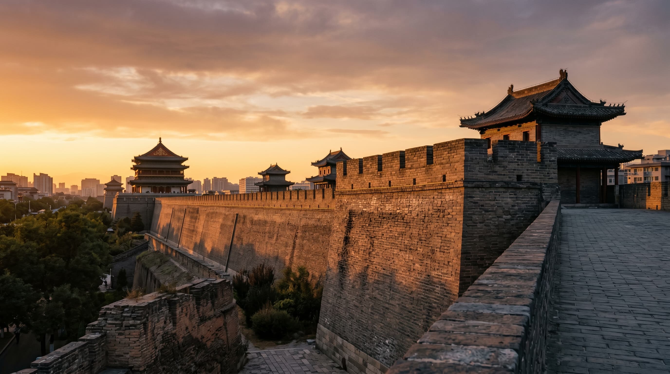 Scenic view of Xi'an, CN