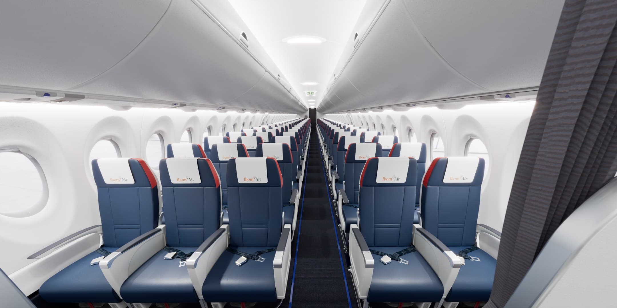 Ibom Air cabin design render