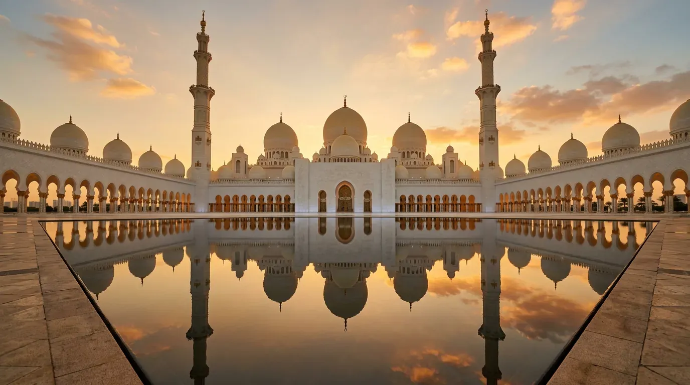 Scenic view of Abu Dhabi, AE