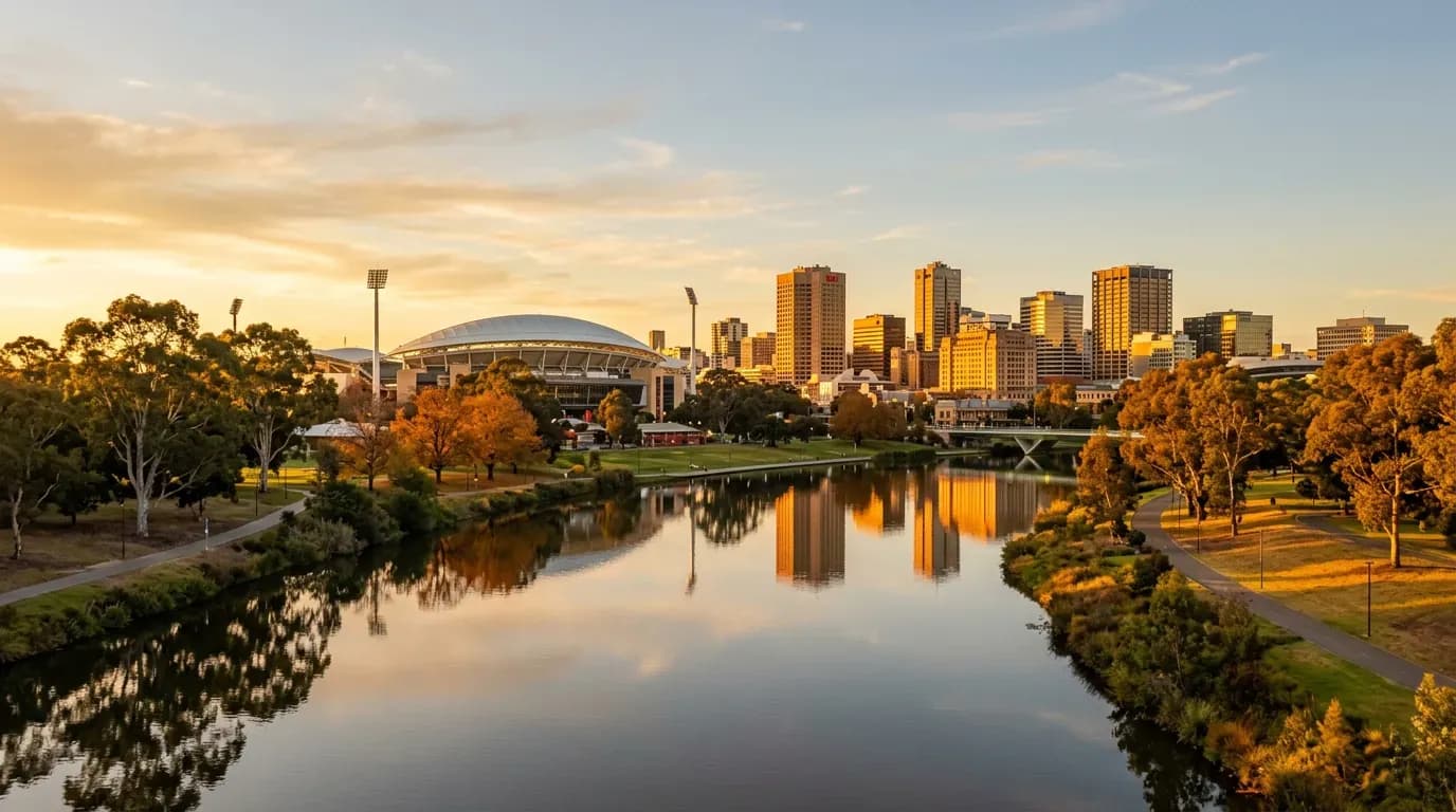 Scenic view of Adelaide, AU
