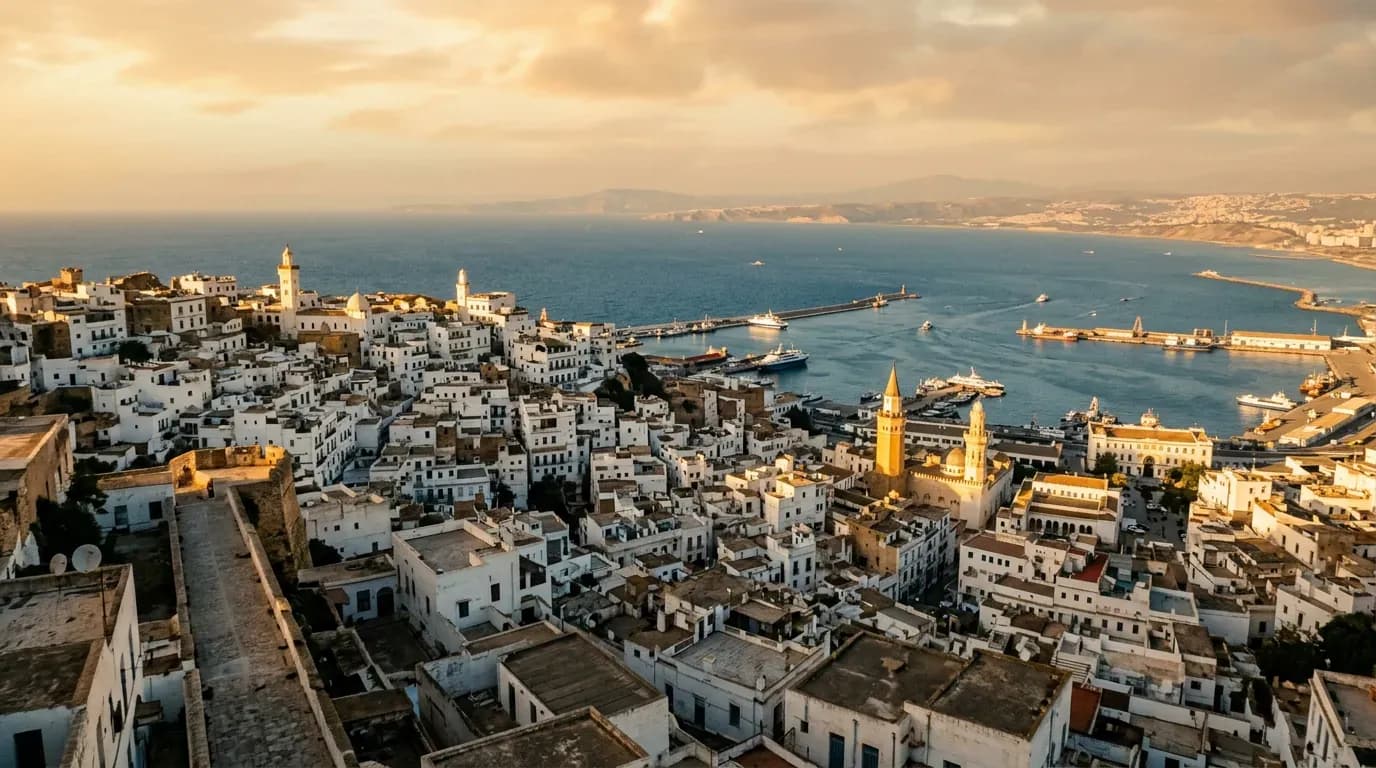 Scenic view of Algiers, DZ