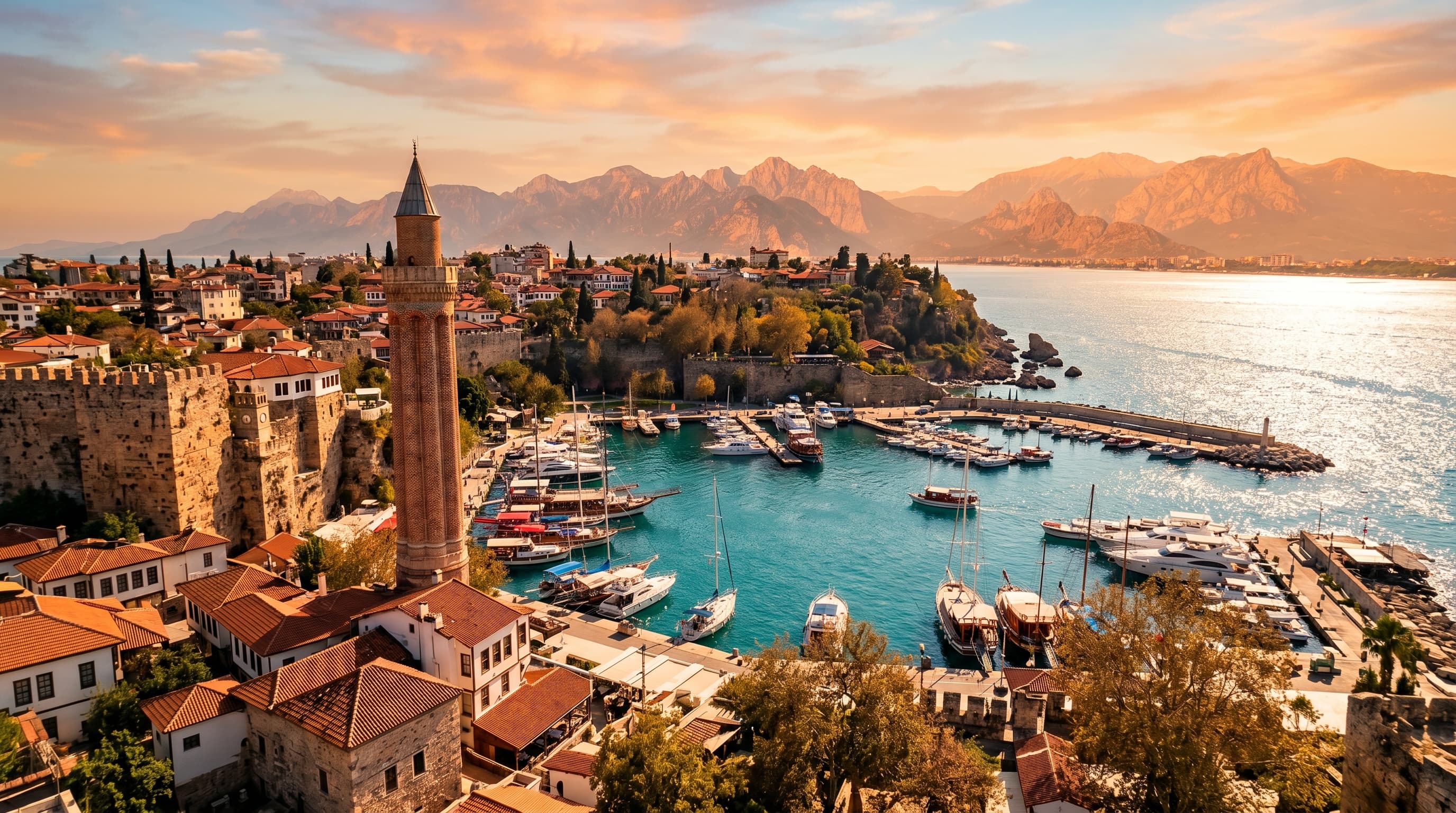 Scenic view of Antalya, TR