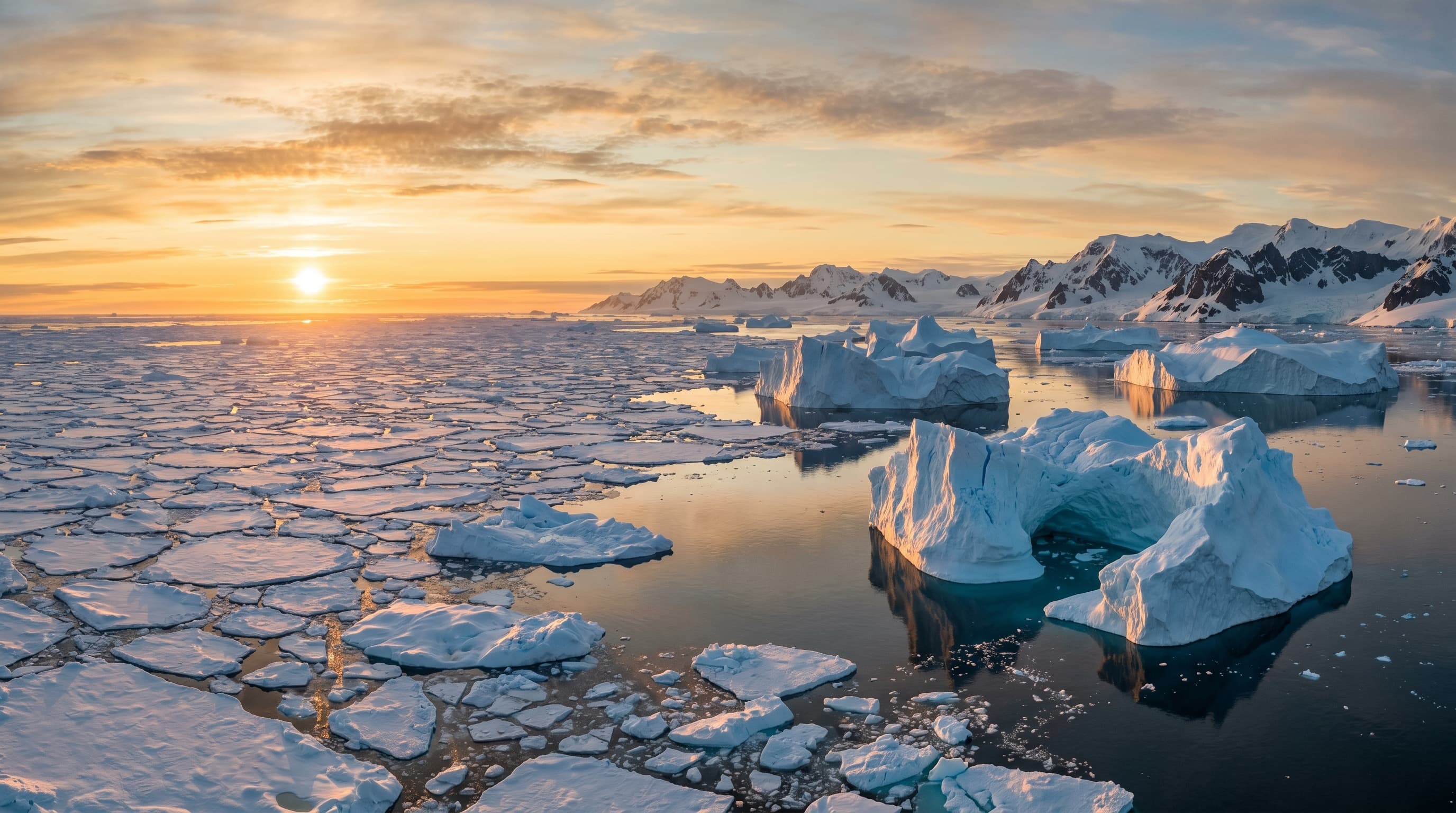 Scenic view of Antarctica, AQ