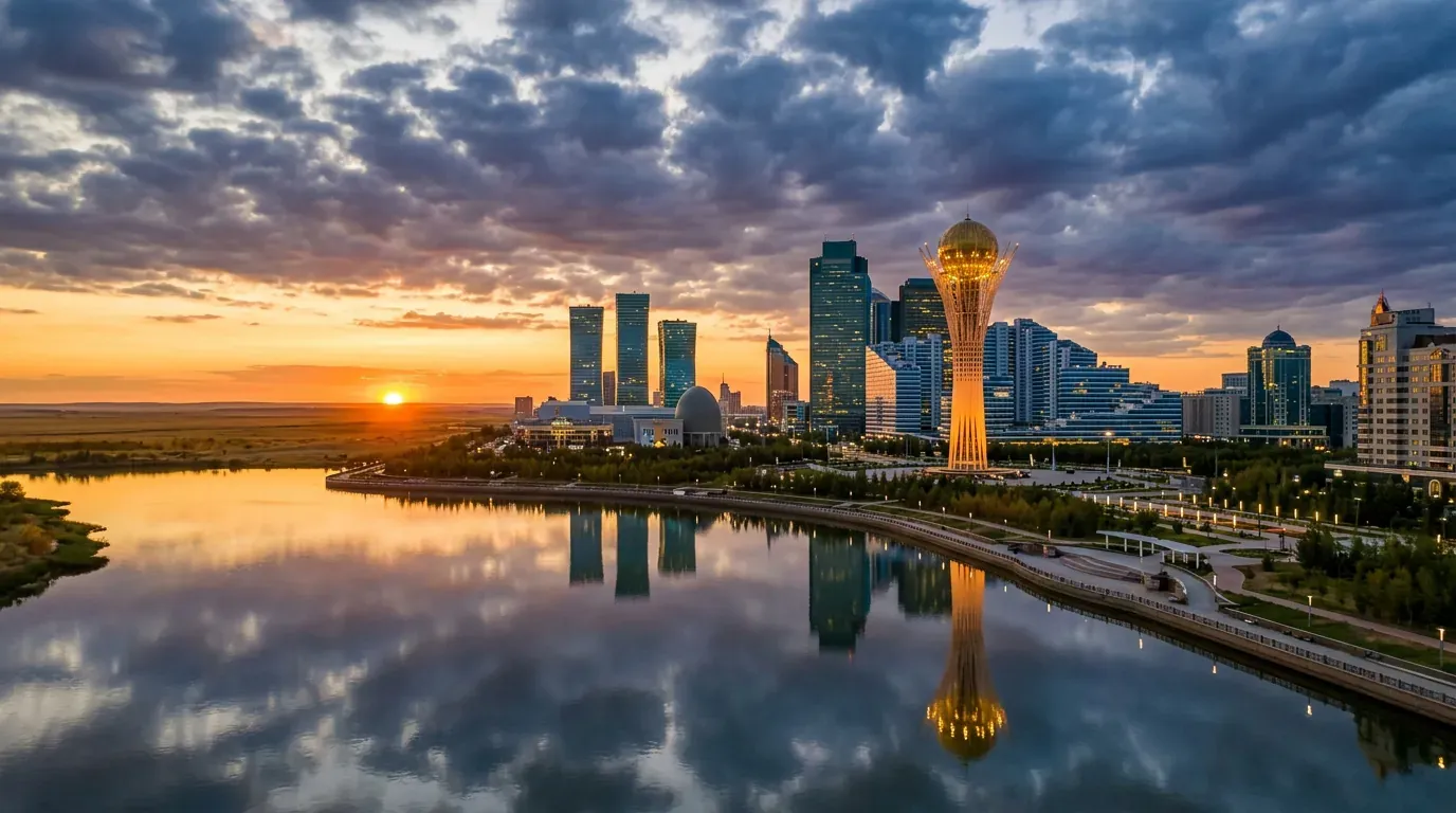 Scenic view of Astana, KZ