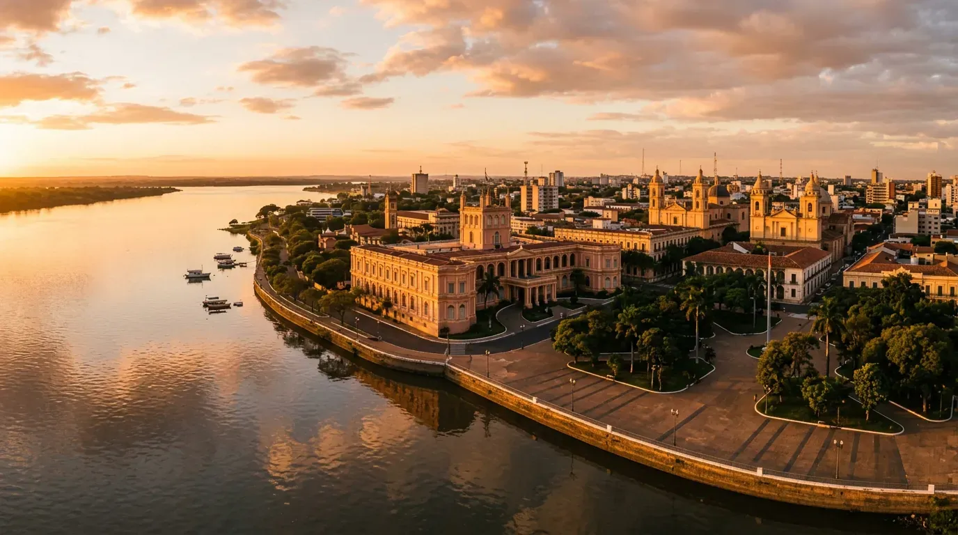 Scenic view of Asuncion, PY