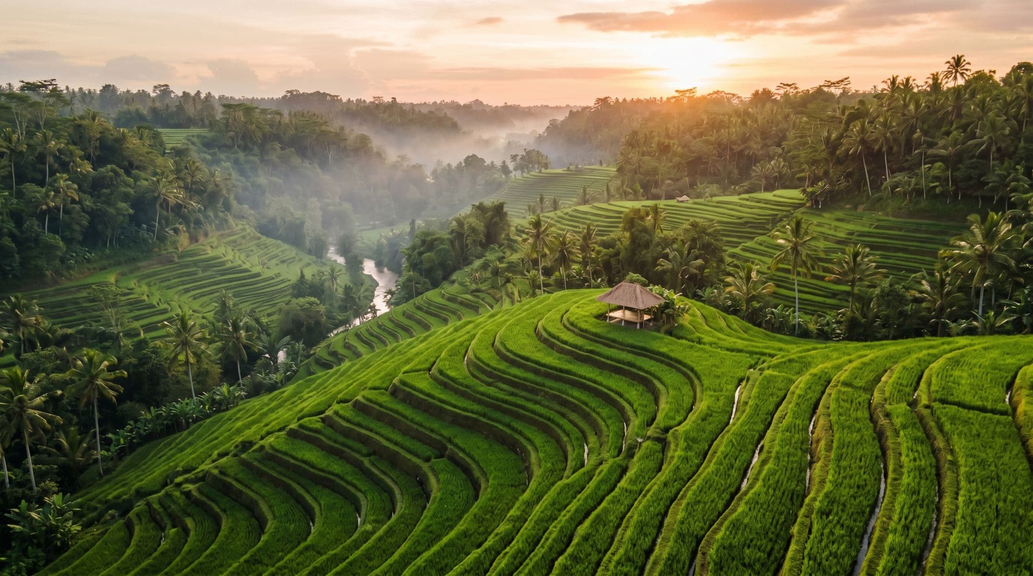 Scenic view of Bali, ID