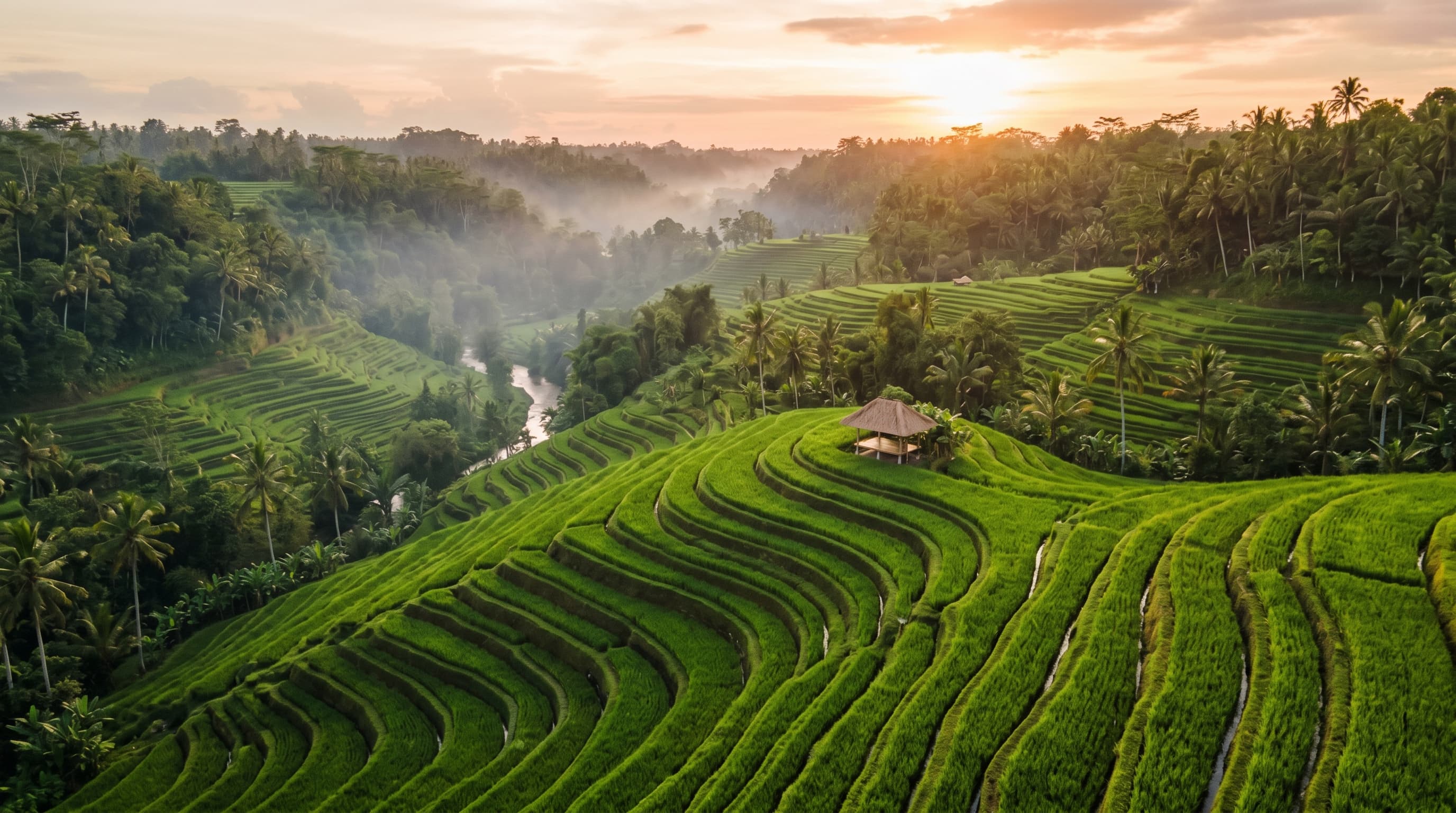 Scenic view of Bali, ID