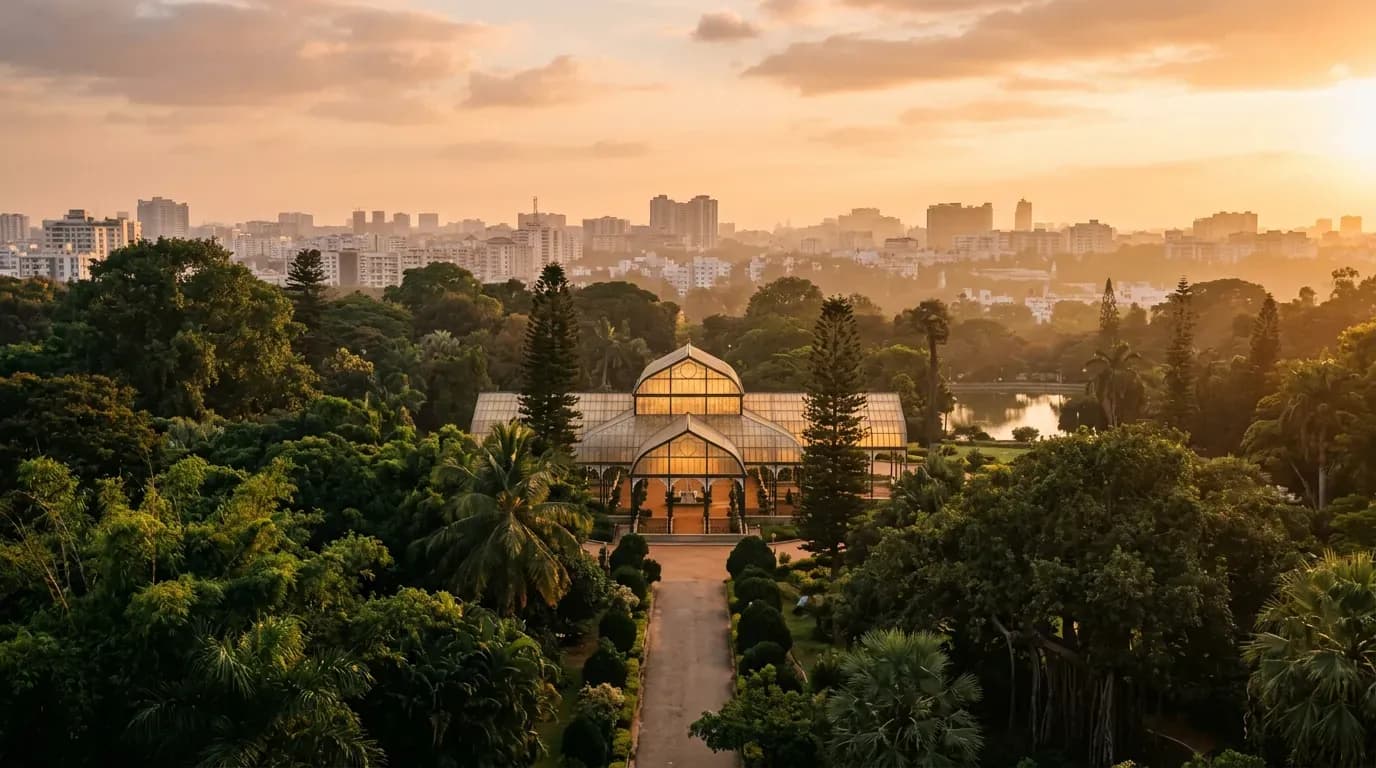 Scenic view of Bangalore, IN
