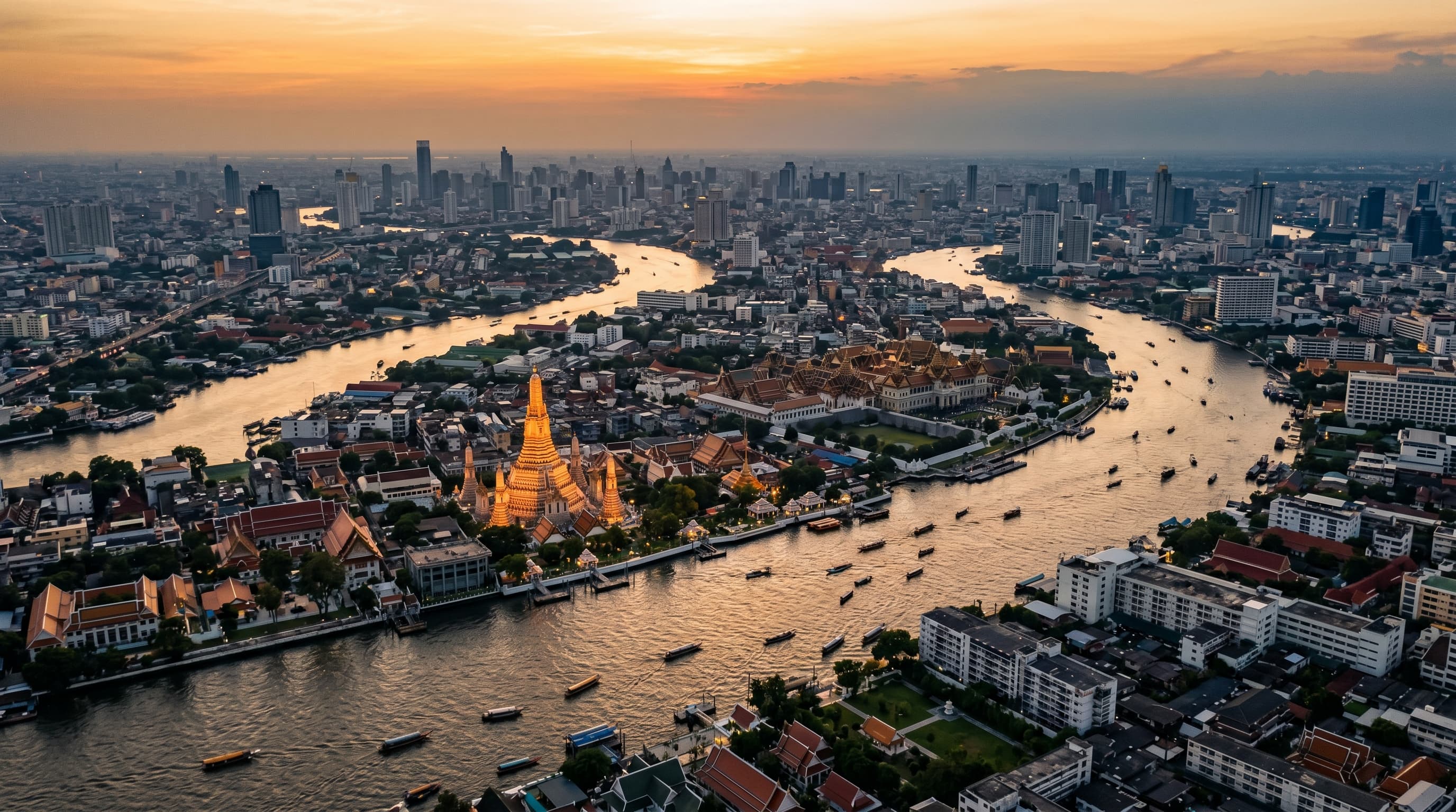Scenic view of Bangkok, TH