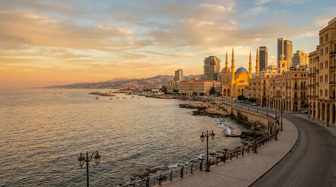 Scenic view of Beirut, LB