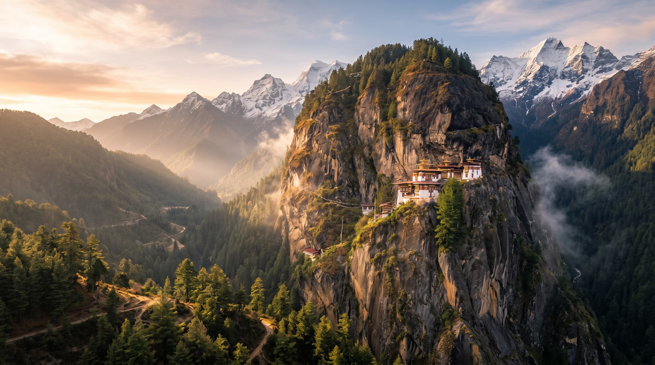Scenic view of Bhutan, BT
