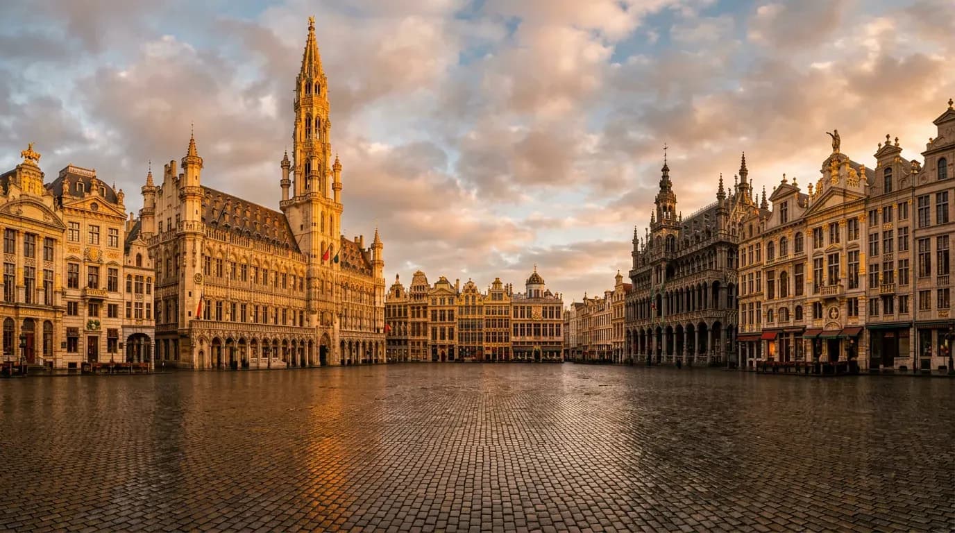 Scenic view of Brussels, BE