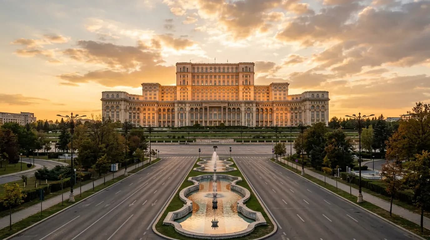 Scenic view of Bucharest, RO