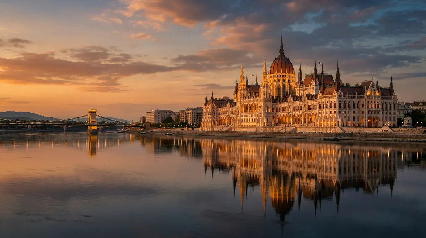 Scenic view of Budapest, HU
