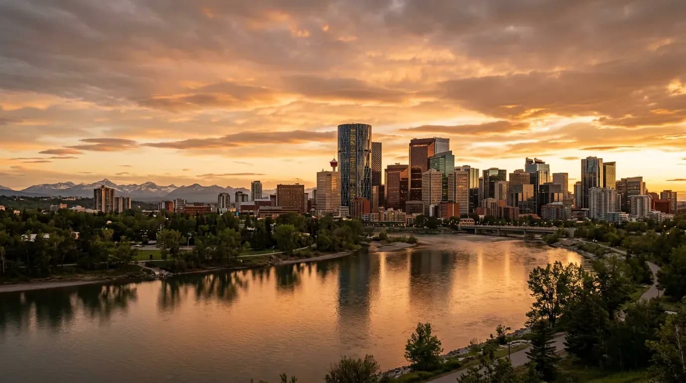 Scenic view of Calgary, CA