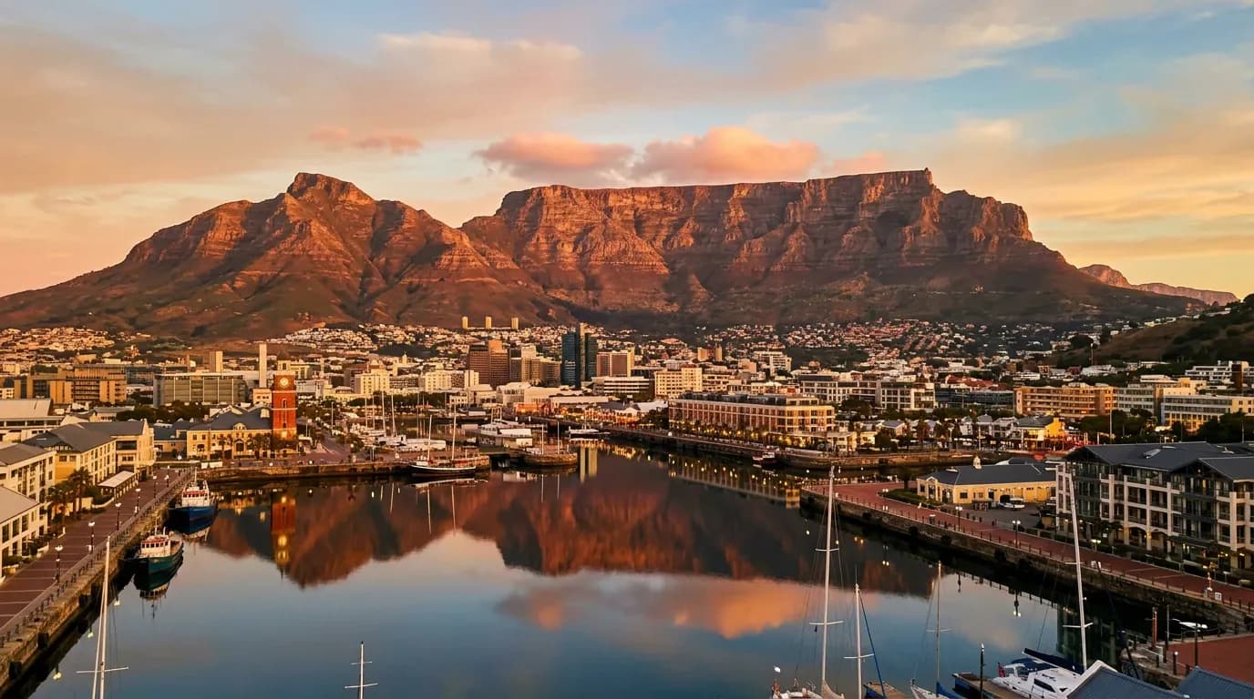 Scenic view of Cape Town, ZA