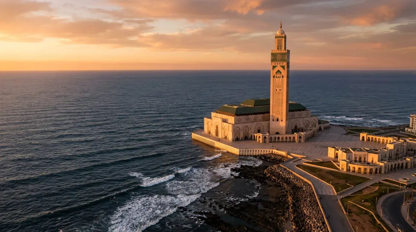Scenic view of Casablanca, MA
