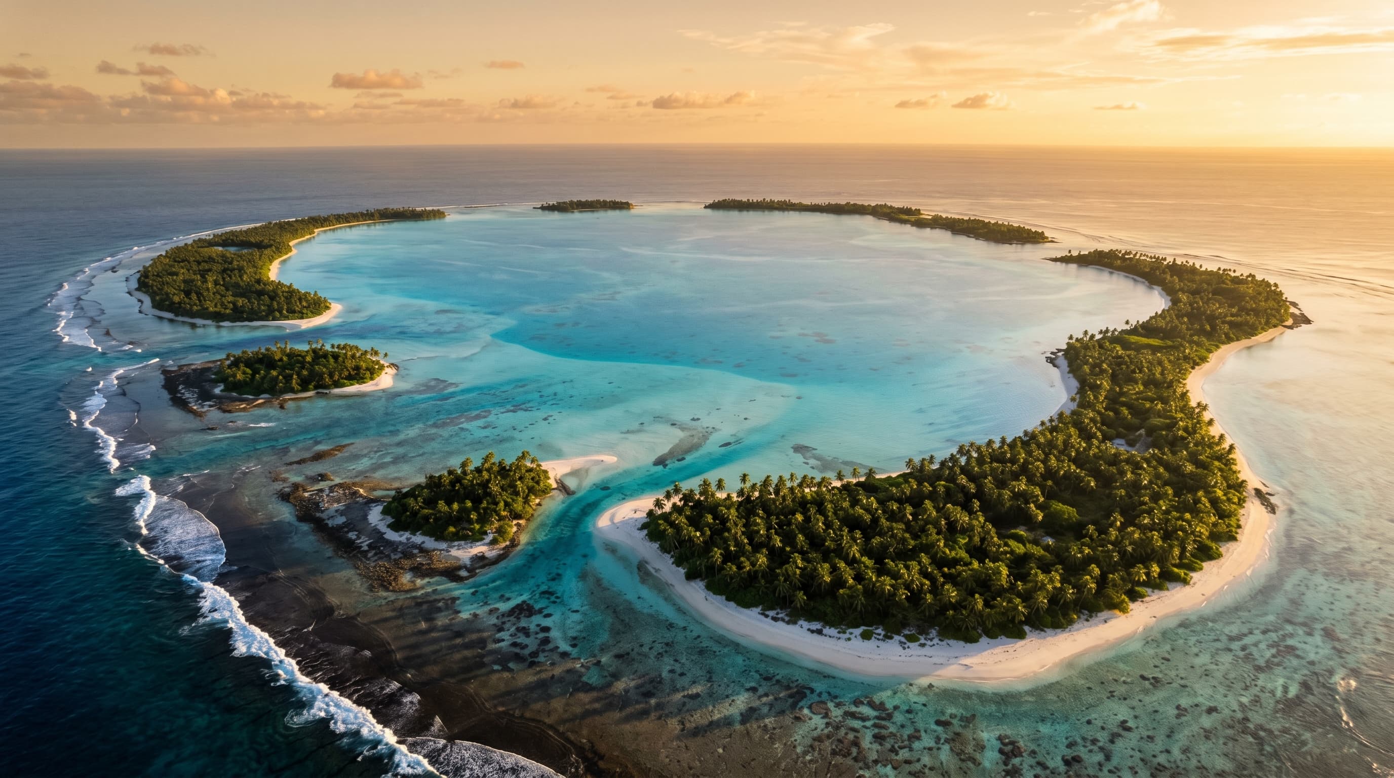 Scenic view of Cocos (Keeling) Islands, CC