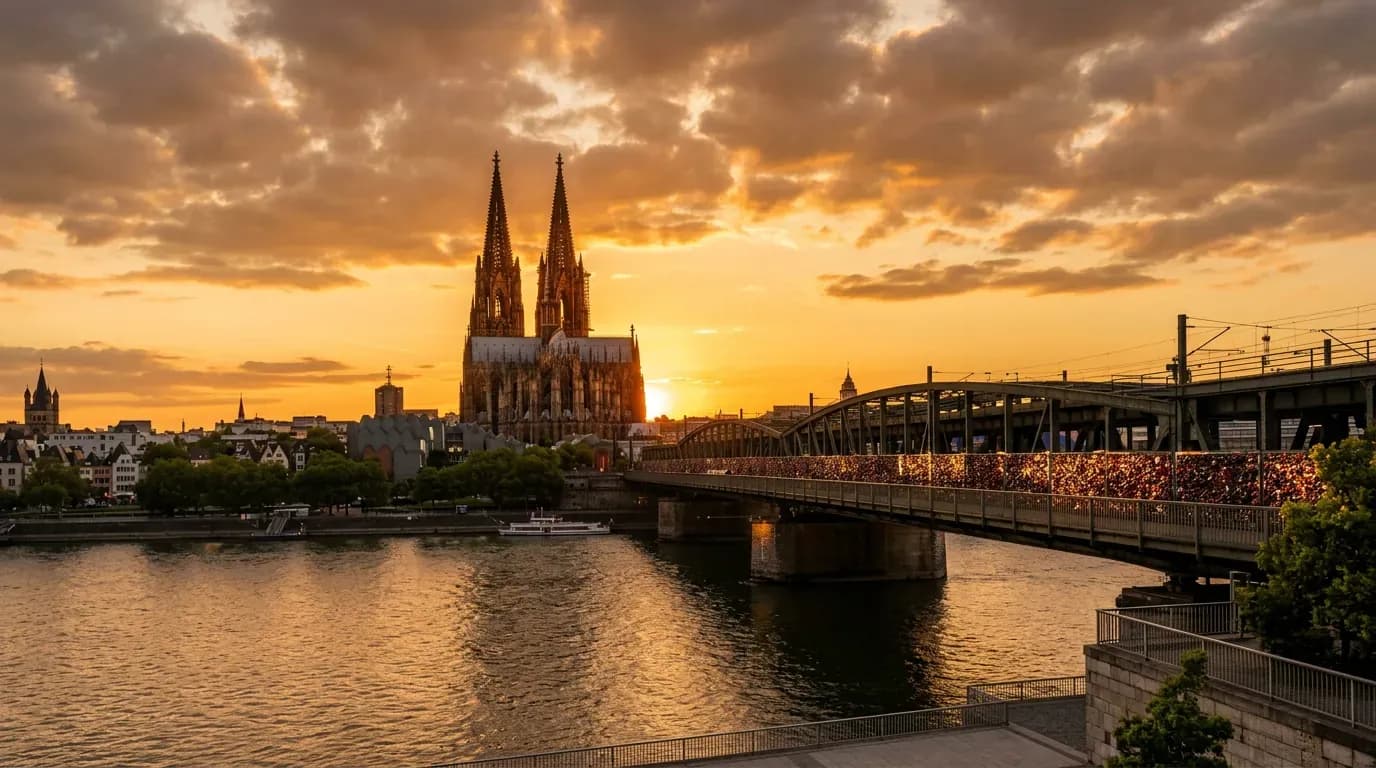 Scenic view of Cologne, DE