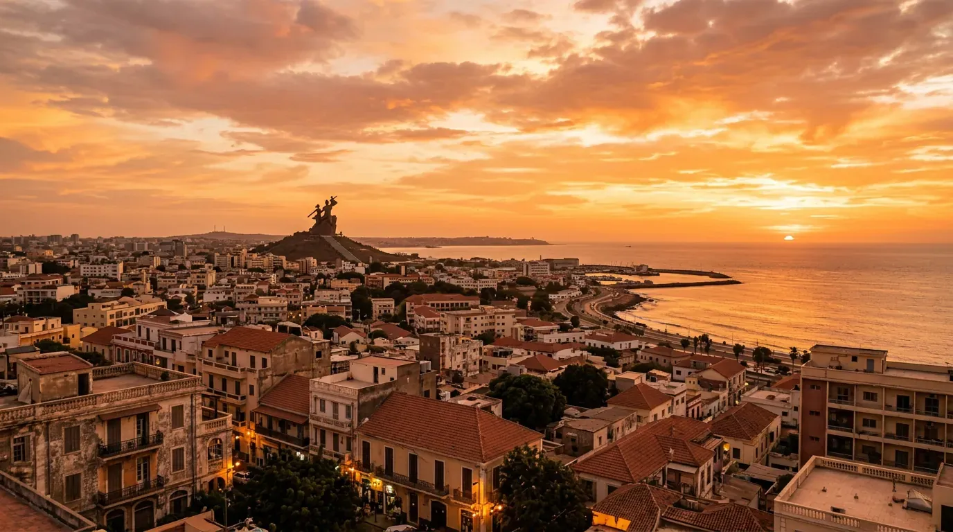 Scenic view of Dakar, SN
