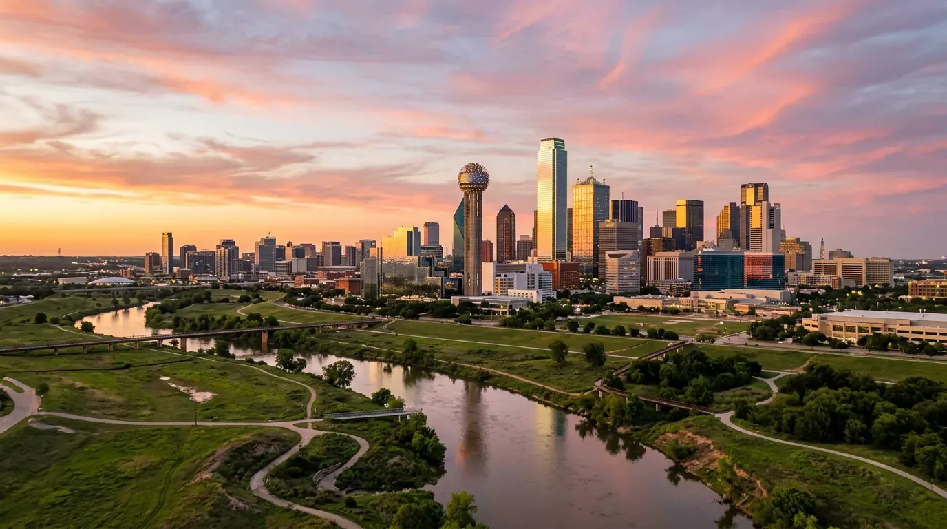 Scenic view of Dallas, US