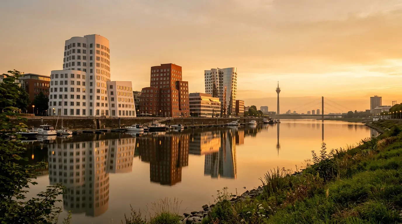 Scenic view of Dusseldorf, DE