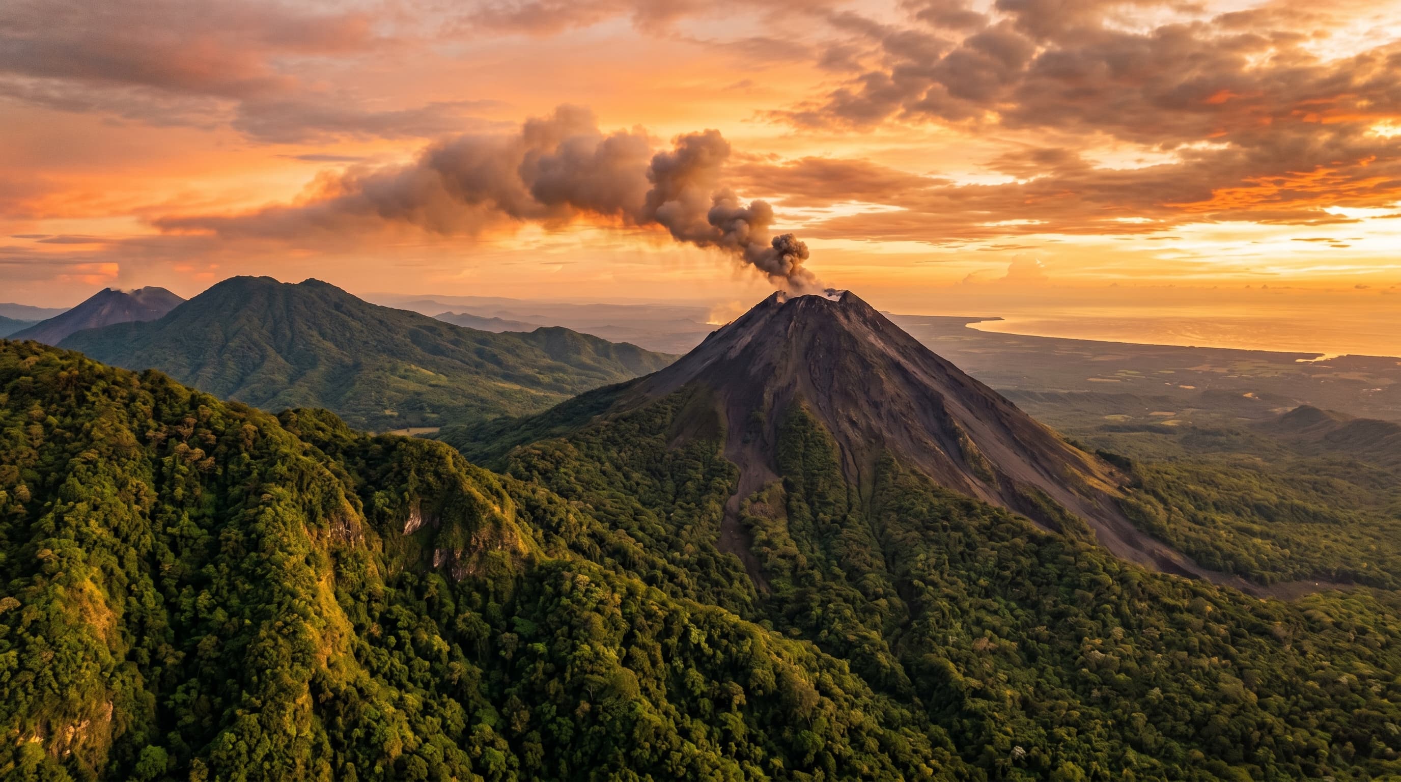 Scenic view of El Salvador, SV