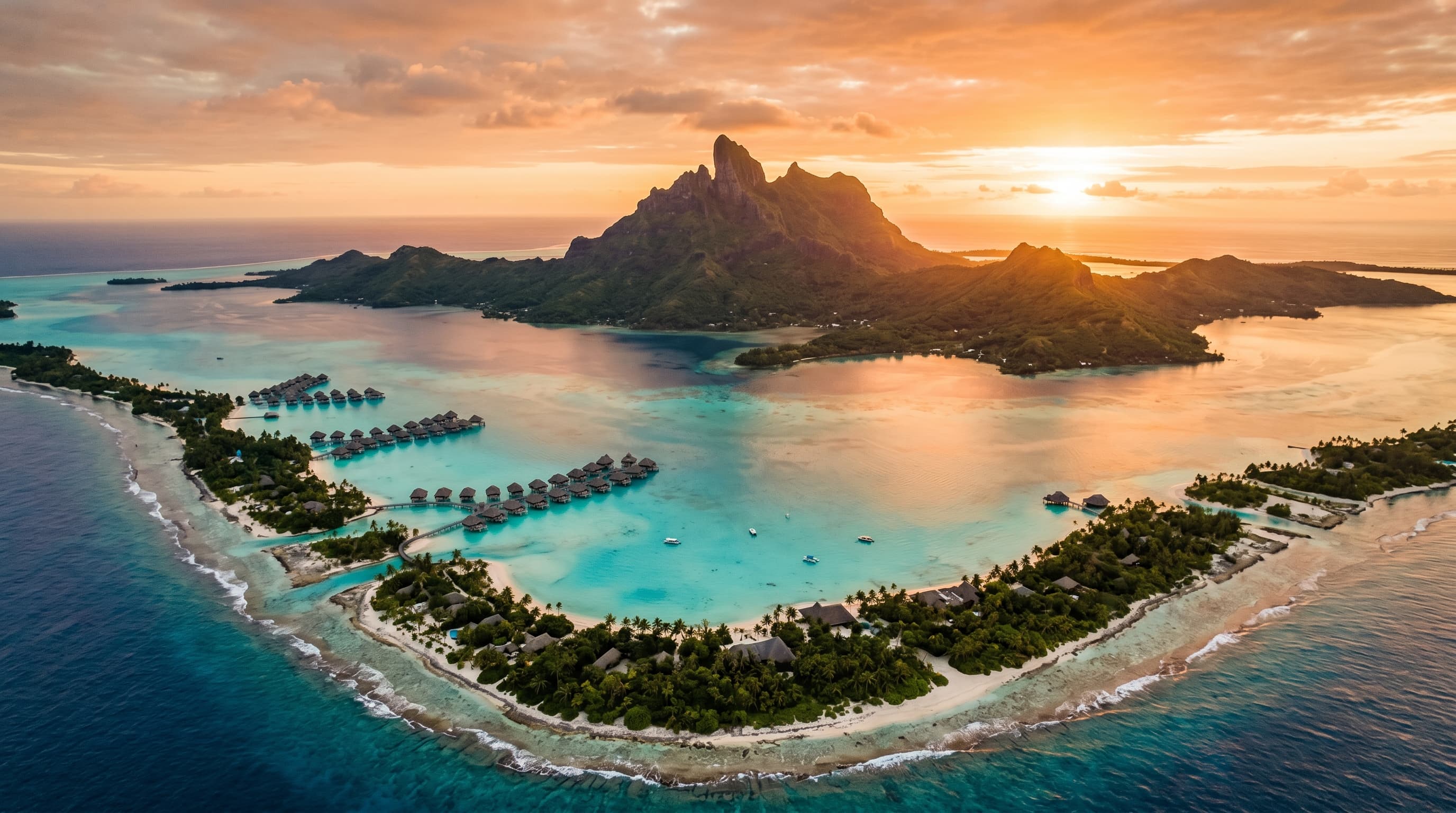 Scenic view of French Polynesia, PF