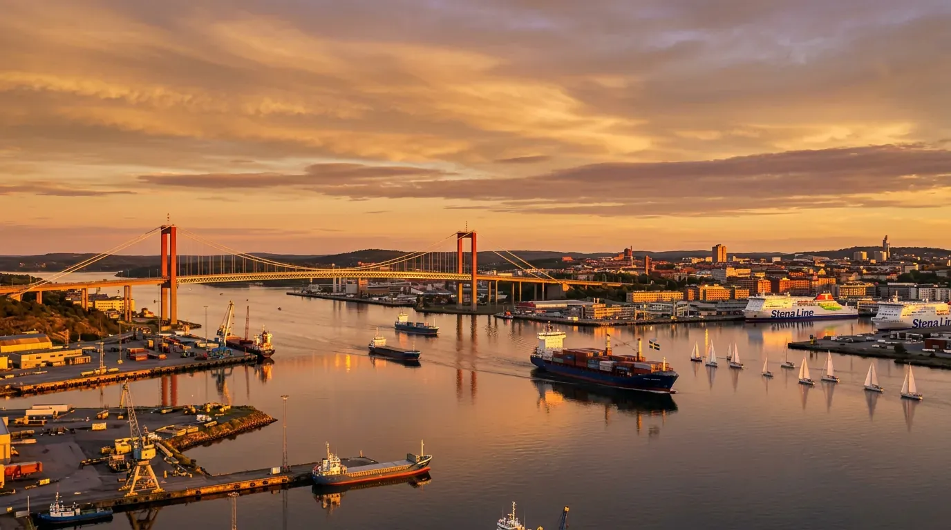 Scenic view of Gothenburg, SE