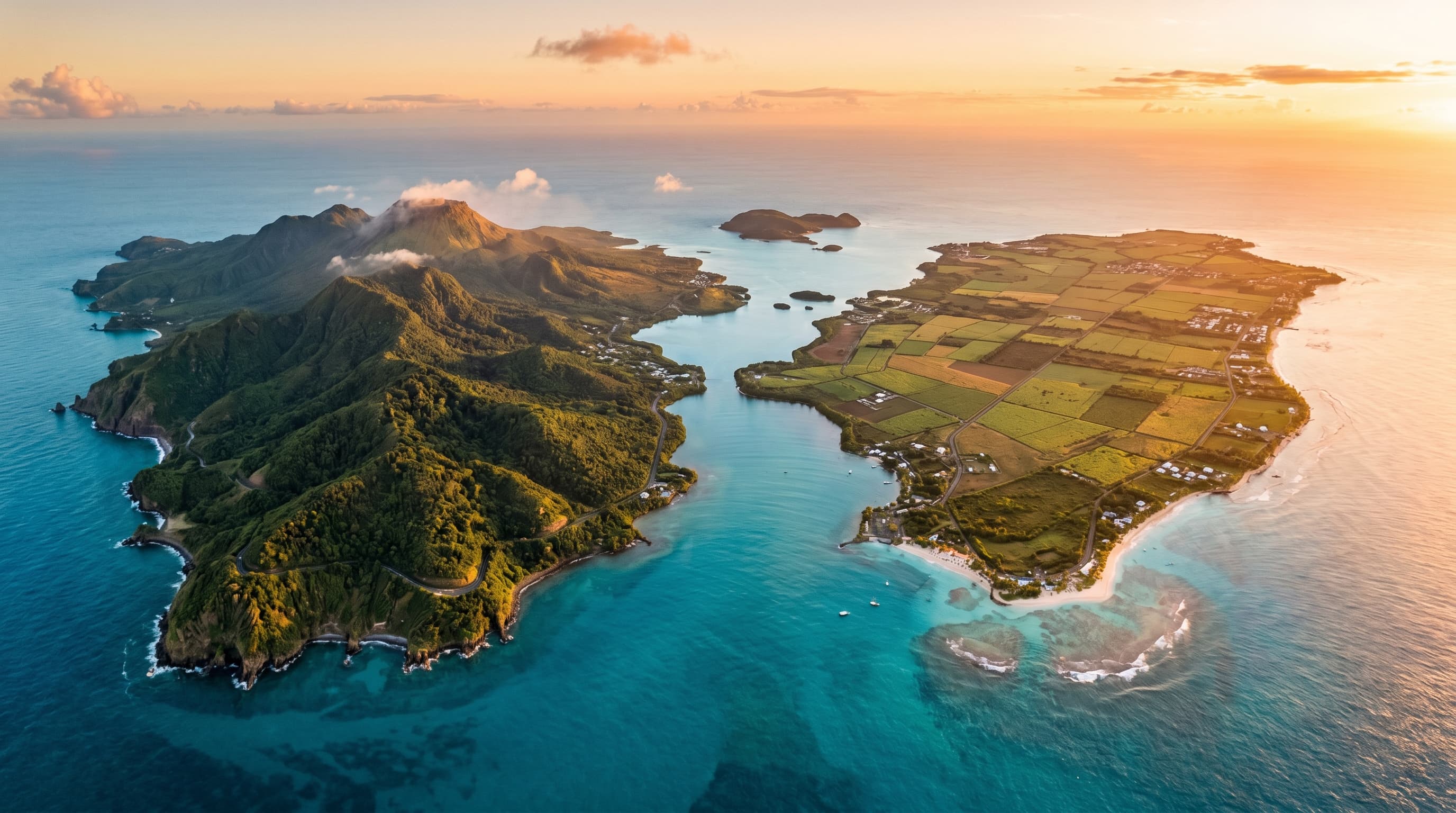 Scenic view of Guadeloupe, GP