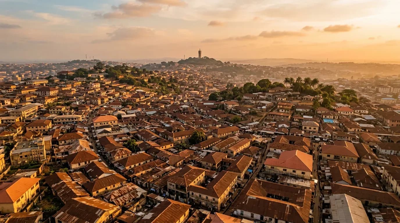 Scenic view of Ibadan, NG