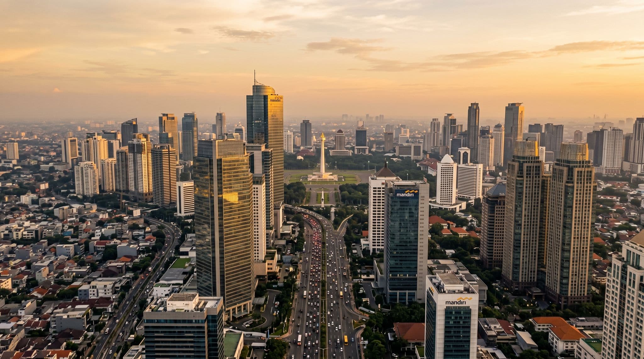 Scenic view of Jakarta, ID