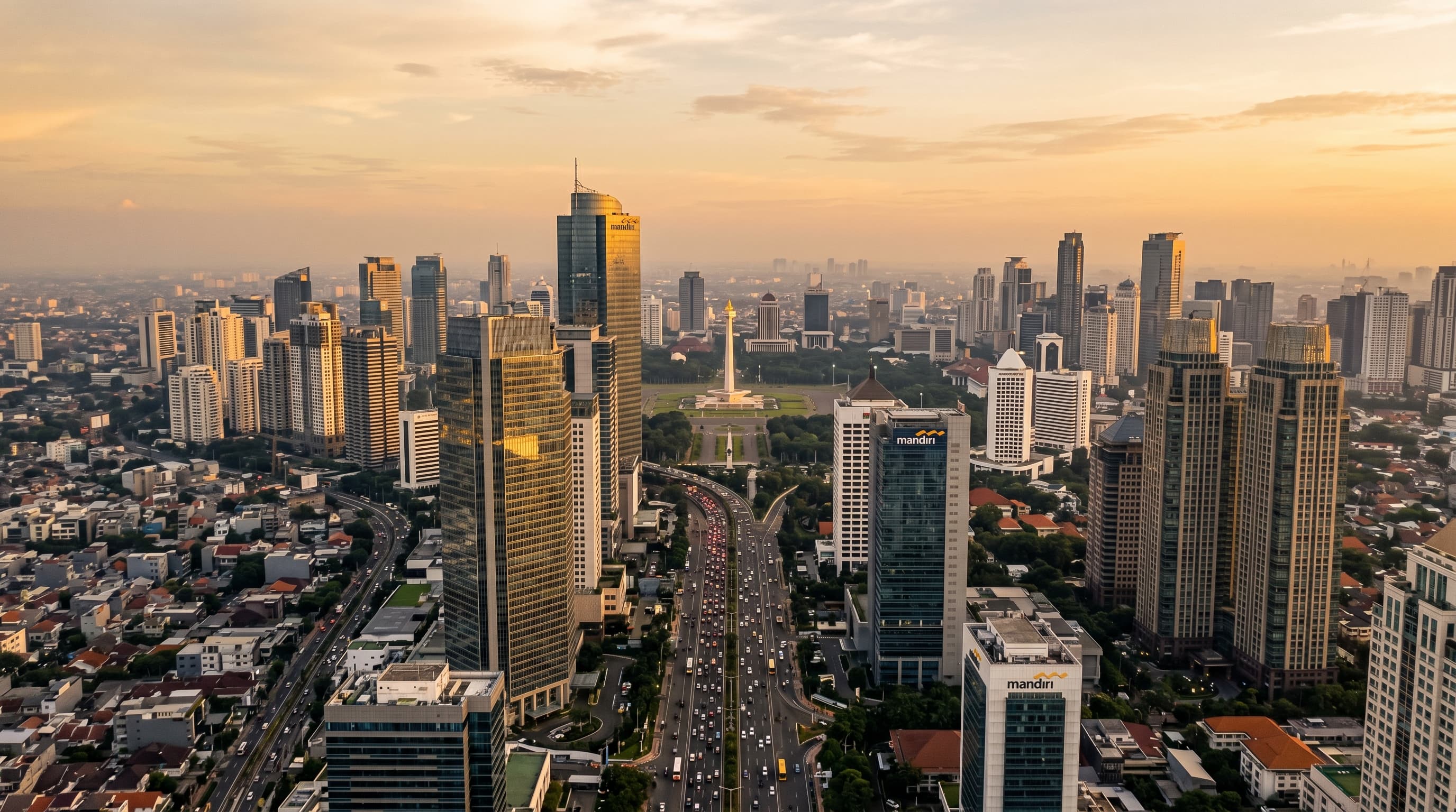 Scenic view of Jakarta, ID