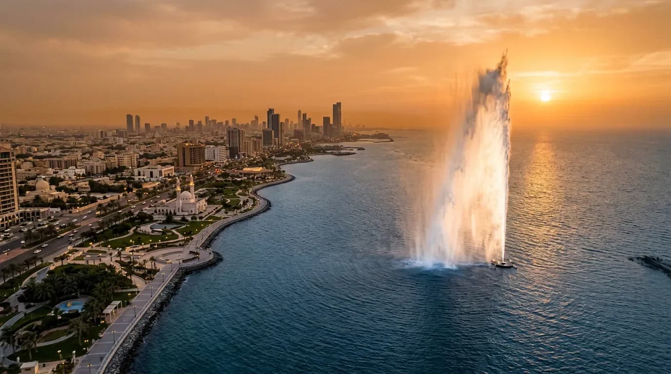 Scenic view of Jeddah, SA
