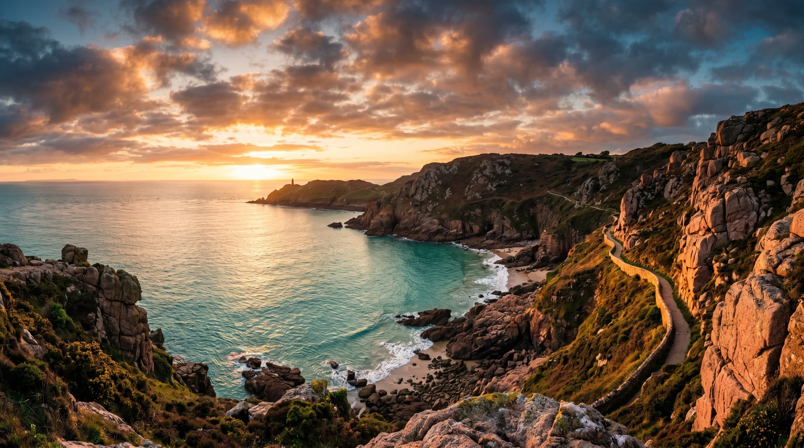 Scenic view of Jersey, JE