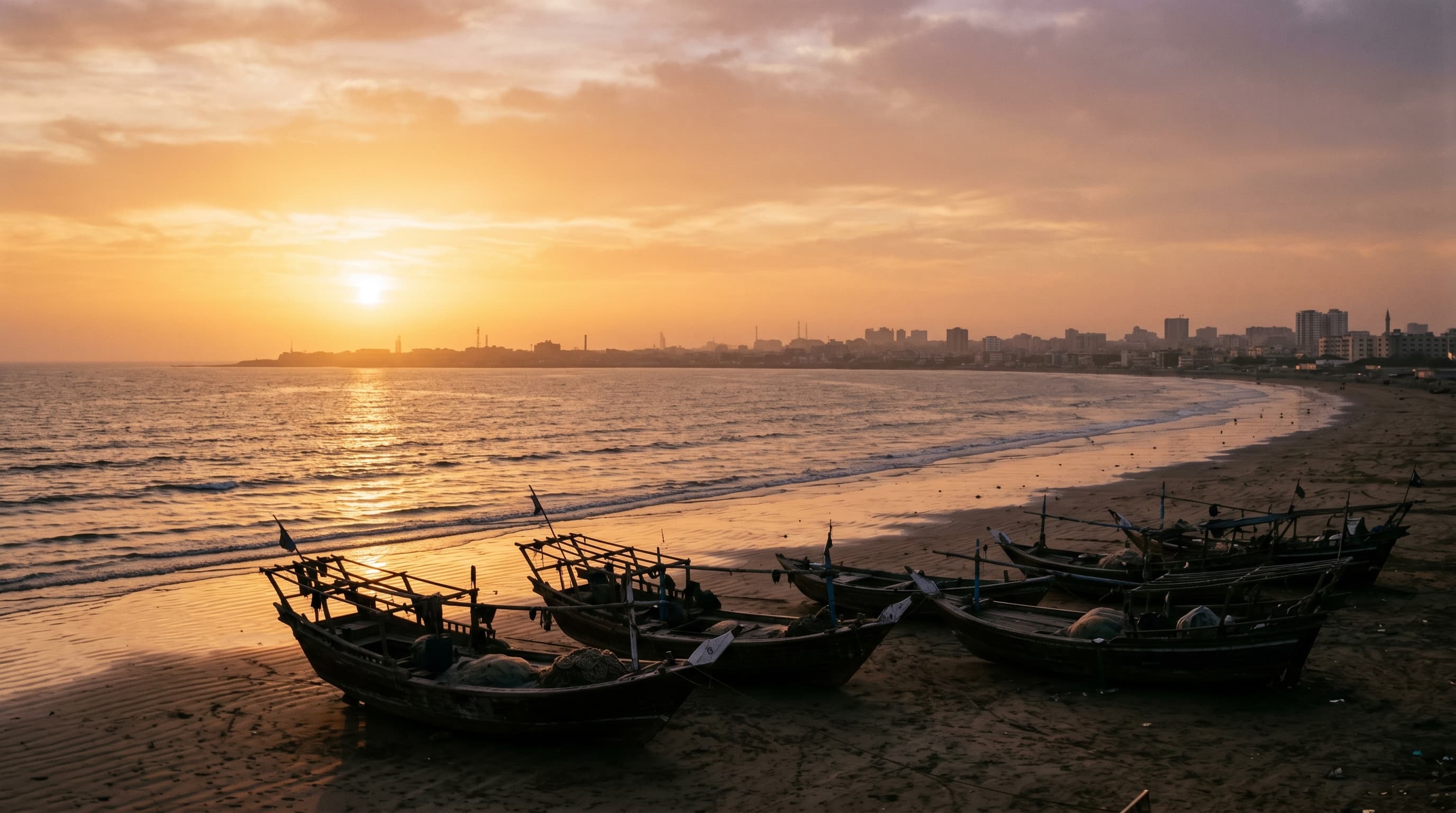 Scenic view of Karachi, PK