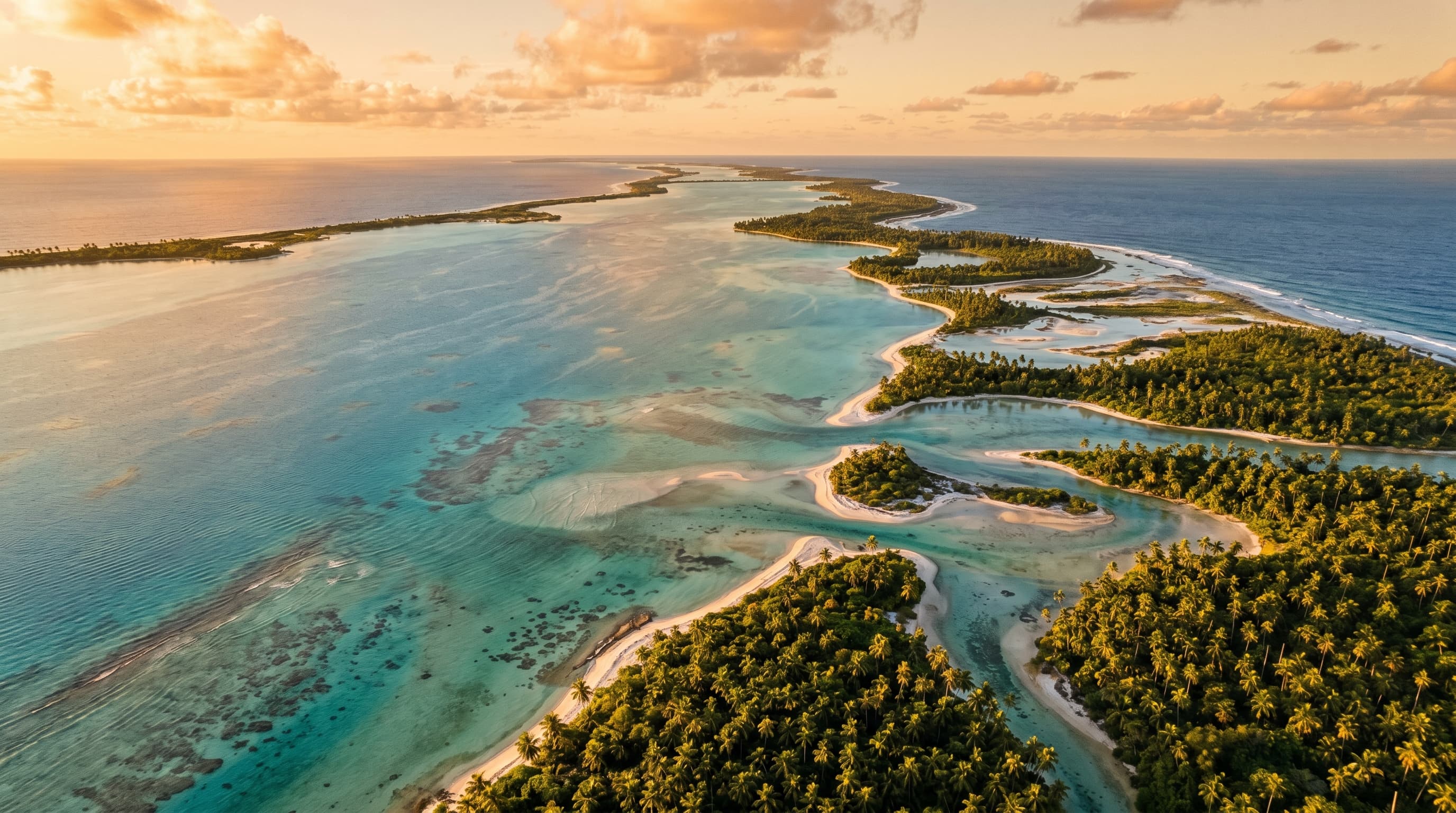 Scenic view of Kiribati, KI