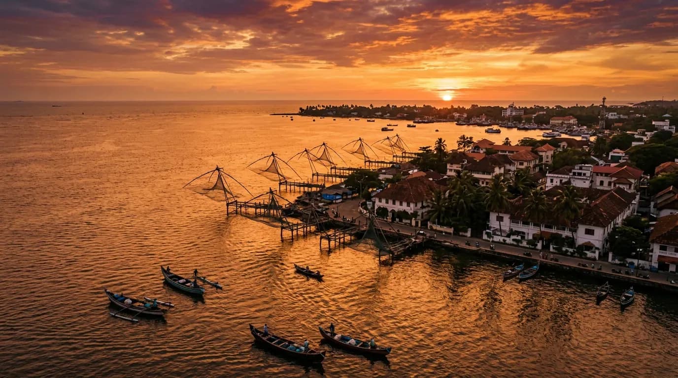 Scenic view of Kochi, IN