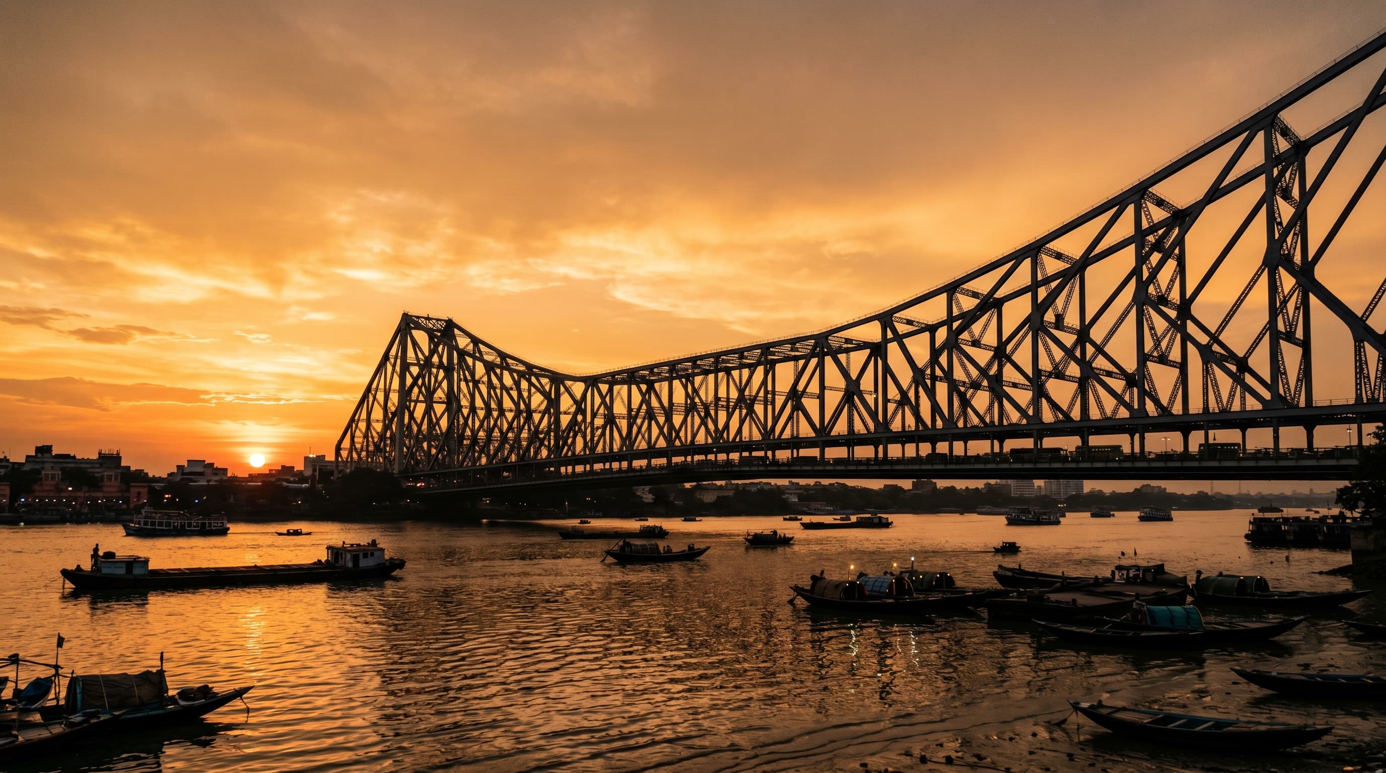 Scenic view of Kolkata, IN