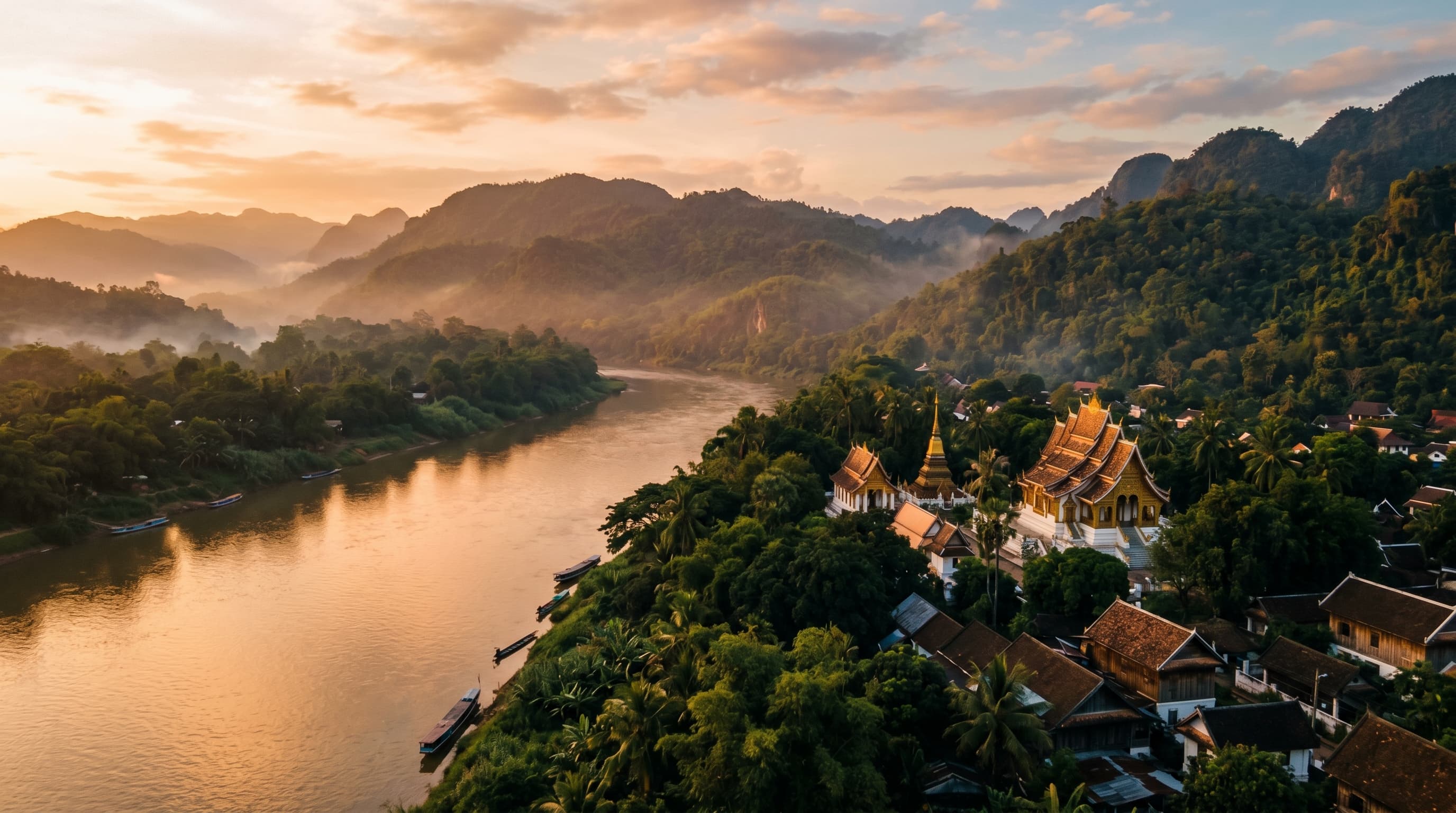 Scenic view of Lao People's Democratic Republic, LA
