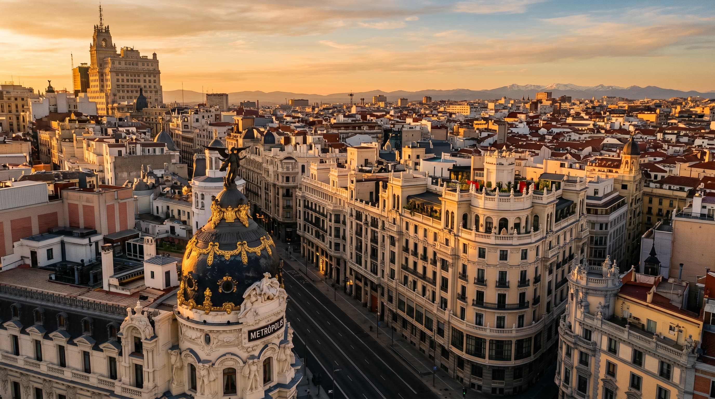 Scenic view of Madrid, ES